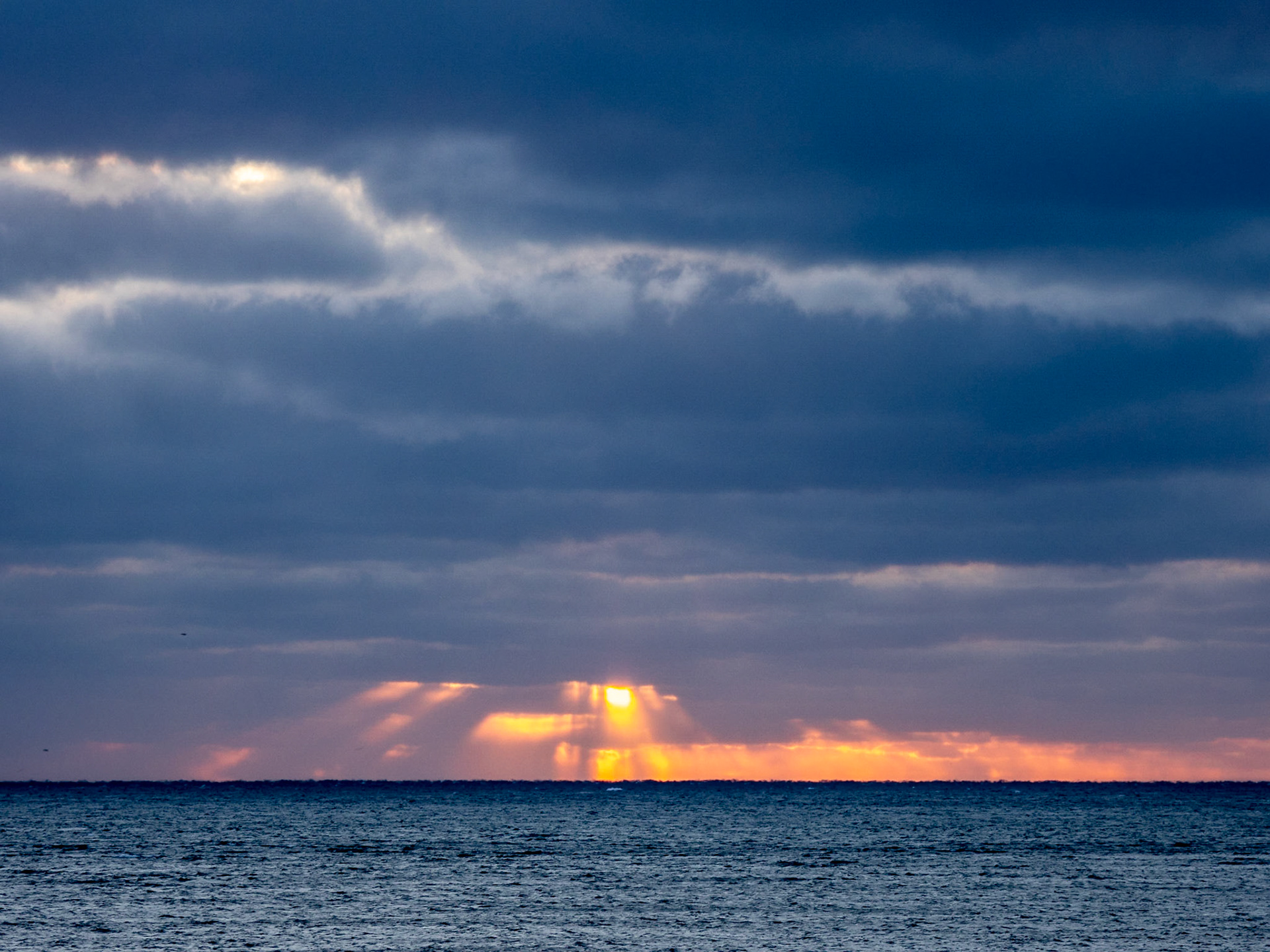 Sonnenuntergang am Reykjanesviti