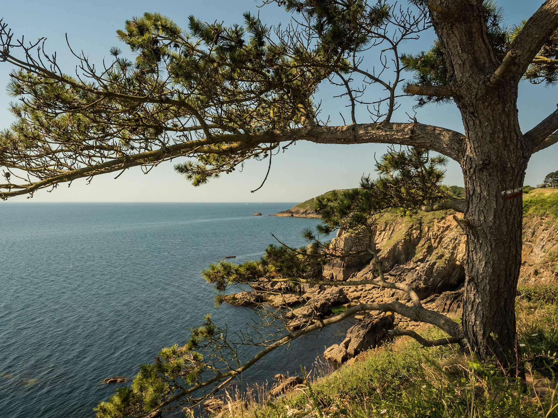 Küste am Fort Bertheaume