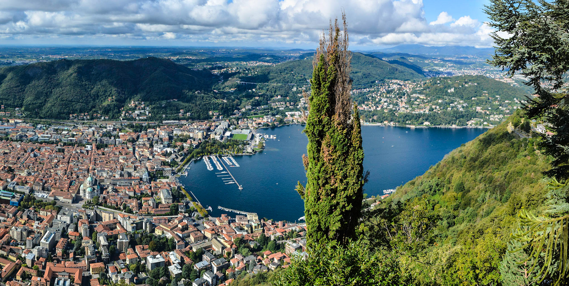 Lago di Como von Brunate aus