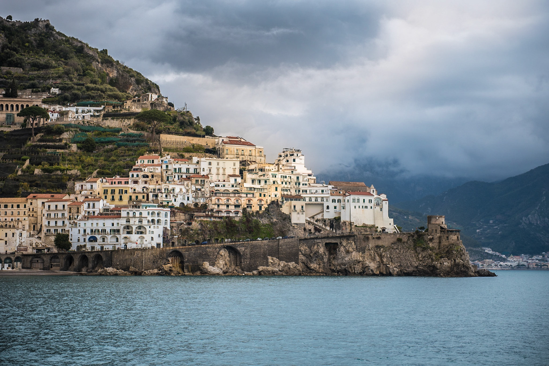Amalfi vom Wasser aus