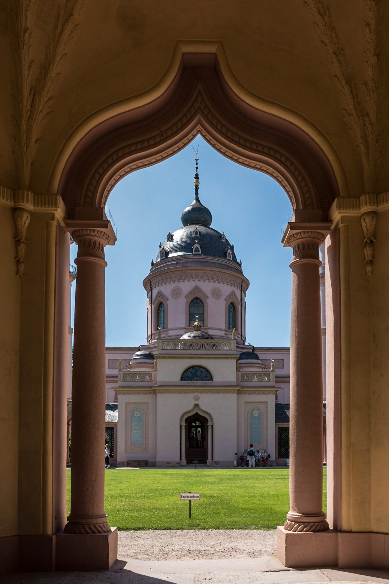 Auf dem Weg zur Moschee