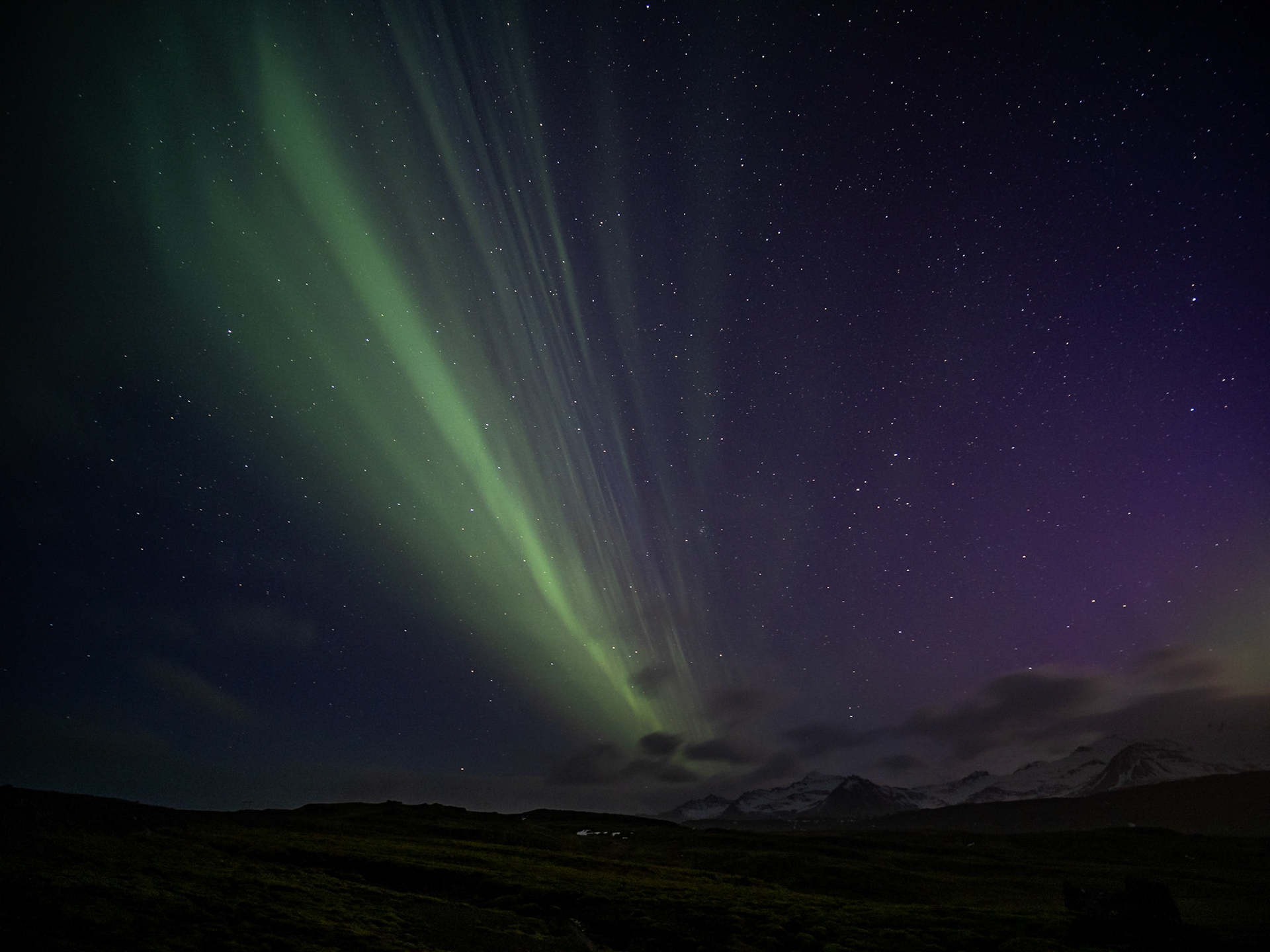 Eine Nacht voller Nordlichter