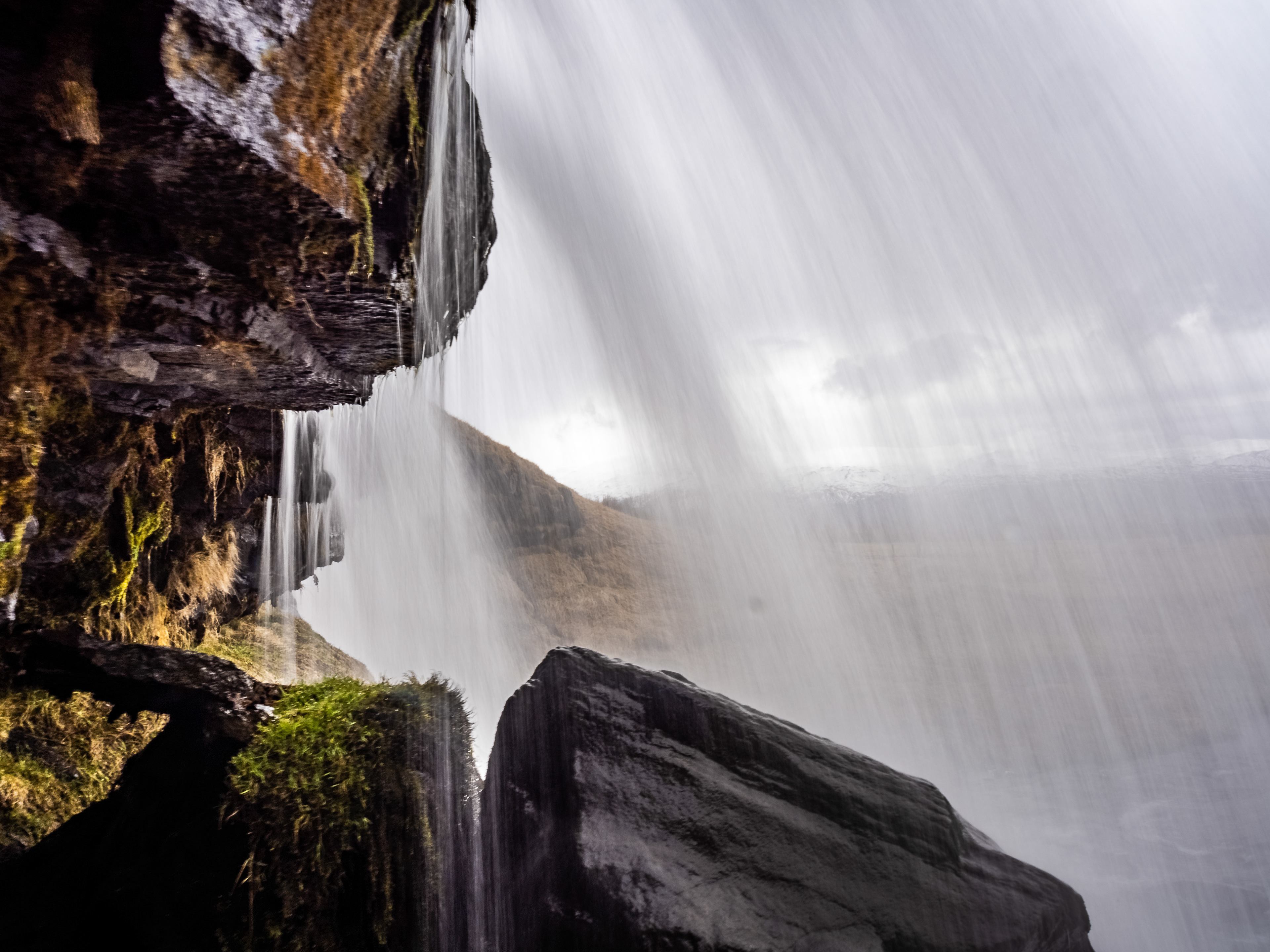 Hinter dem Gluggafoss