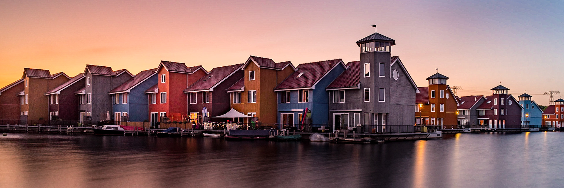 Sonnenuntergang in Groningen
