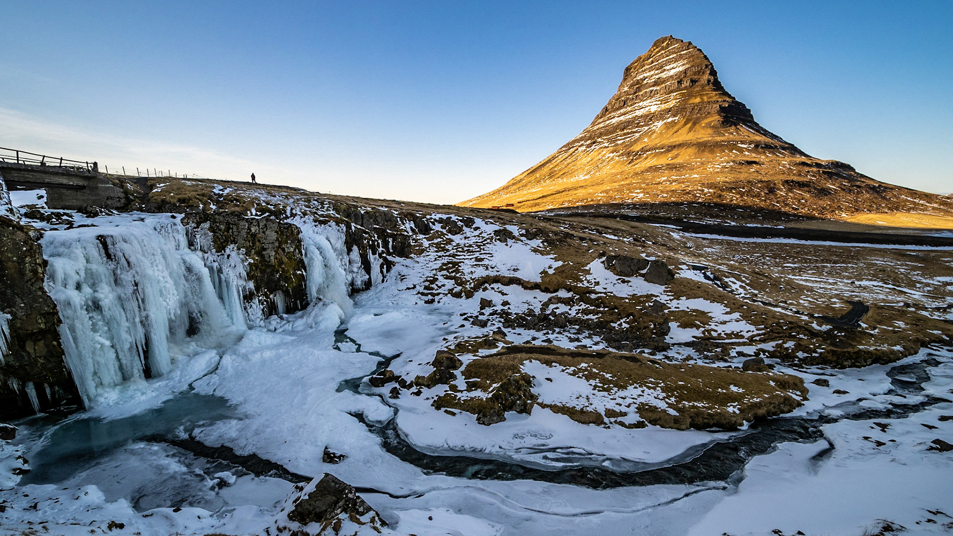 Kirkjefell mit Kirkjufellsfoss