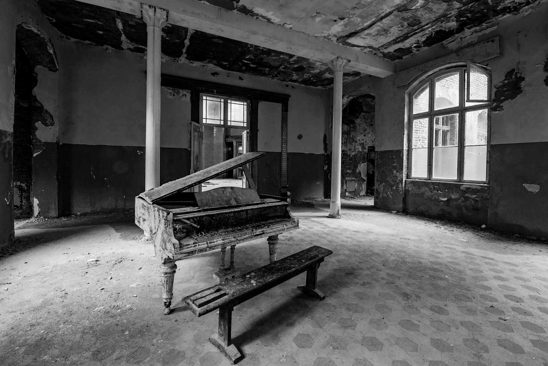 Ein vergangener Konzertsaal