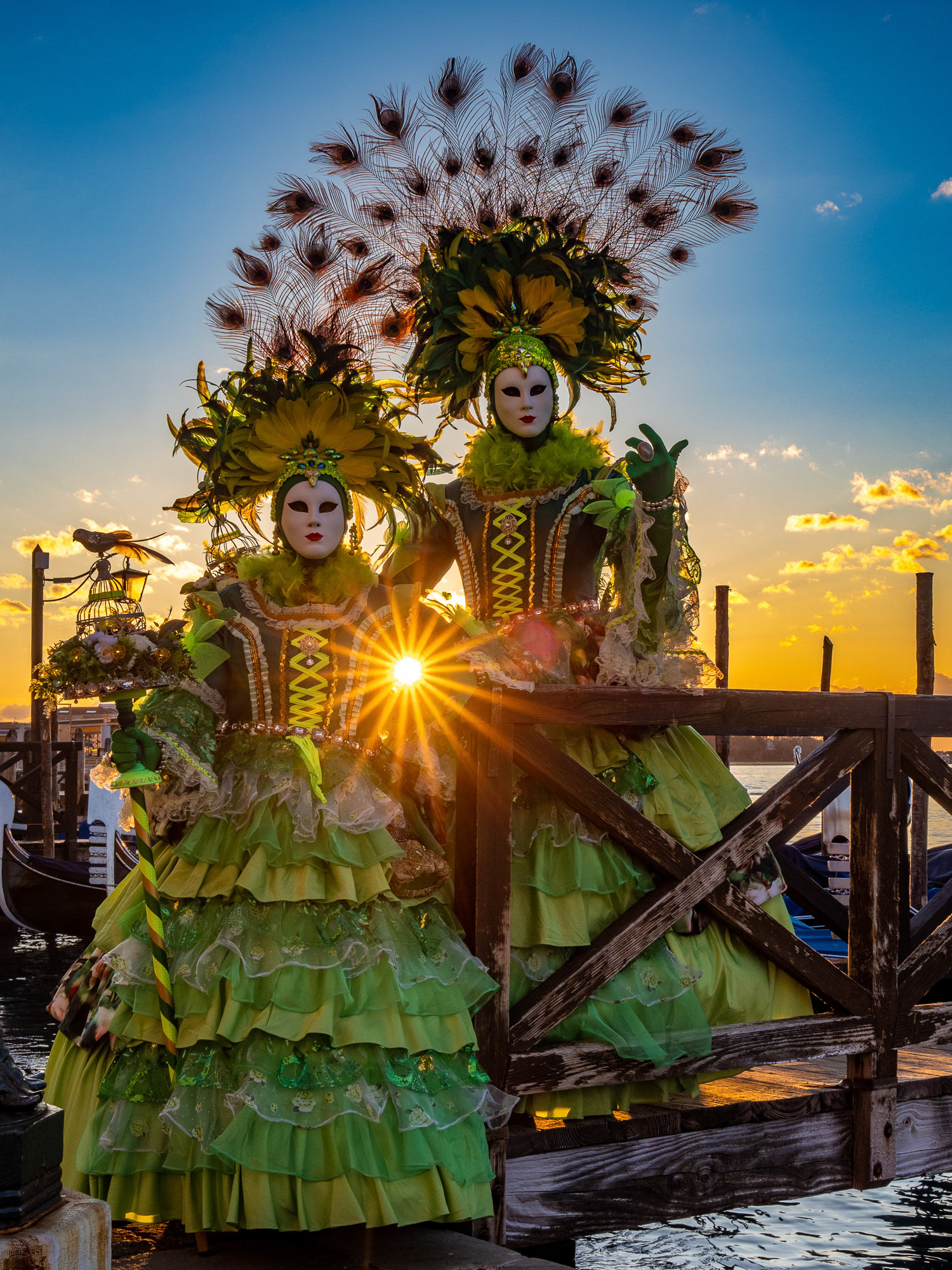Sonnenaufgang an der Lagune
