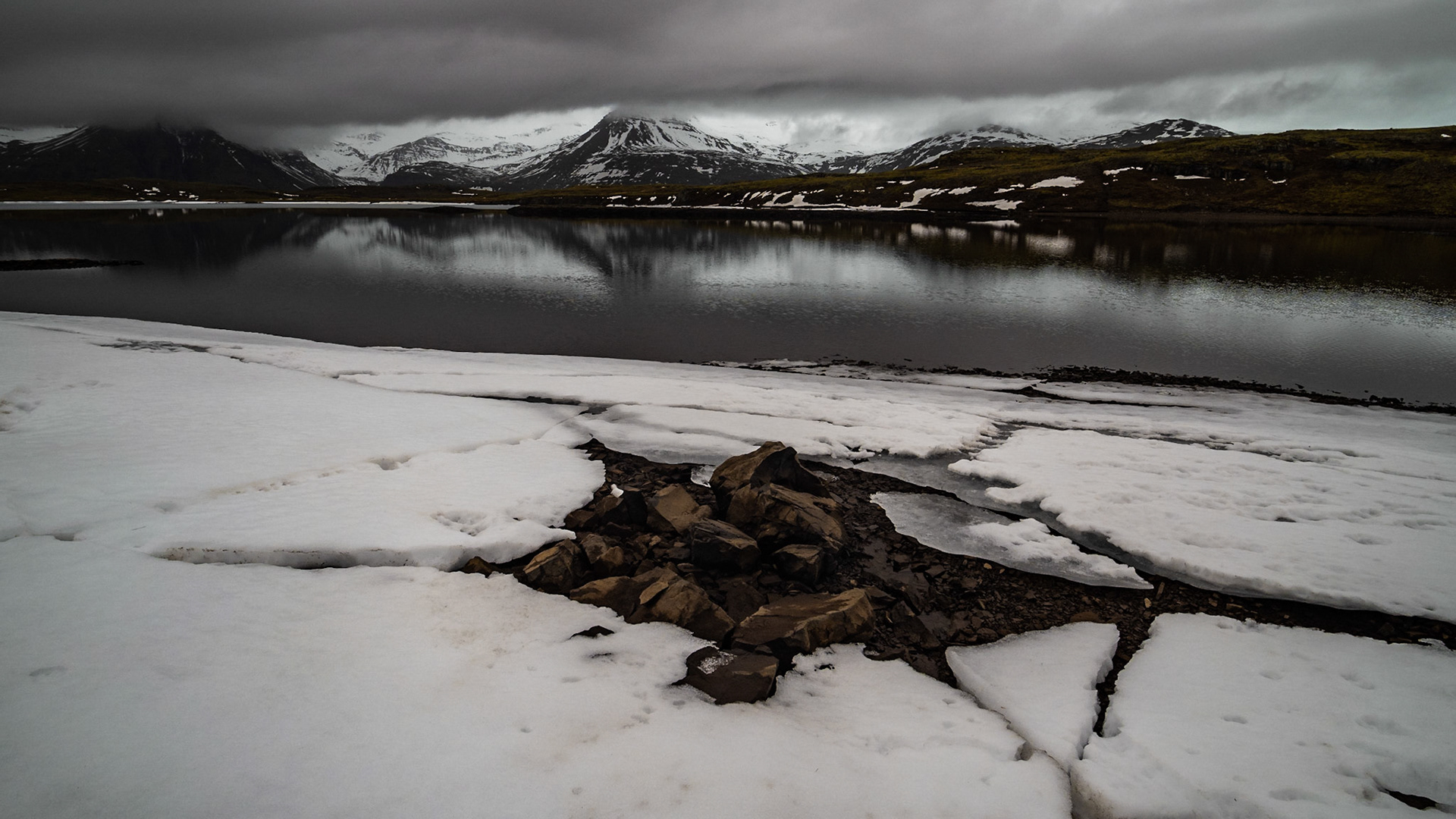 See auf dem Weg zum Skalafell