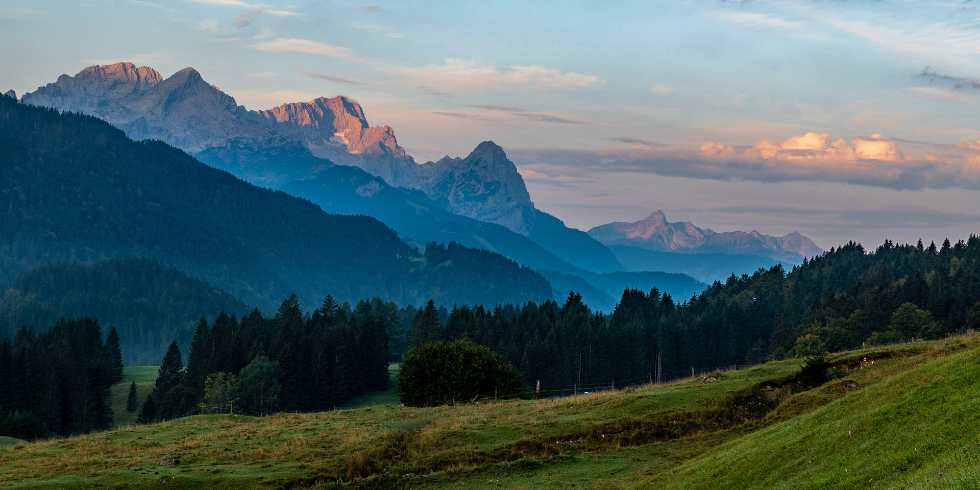 Morgendliches Alpenglühen