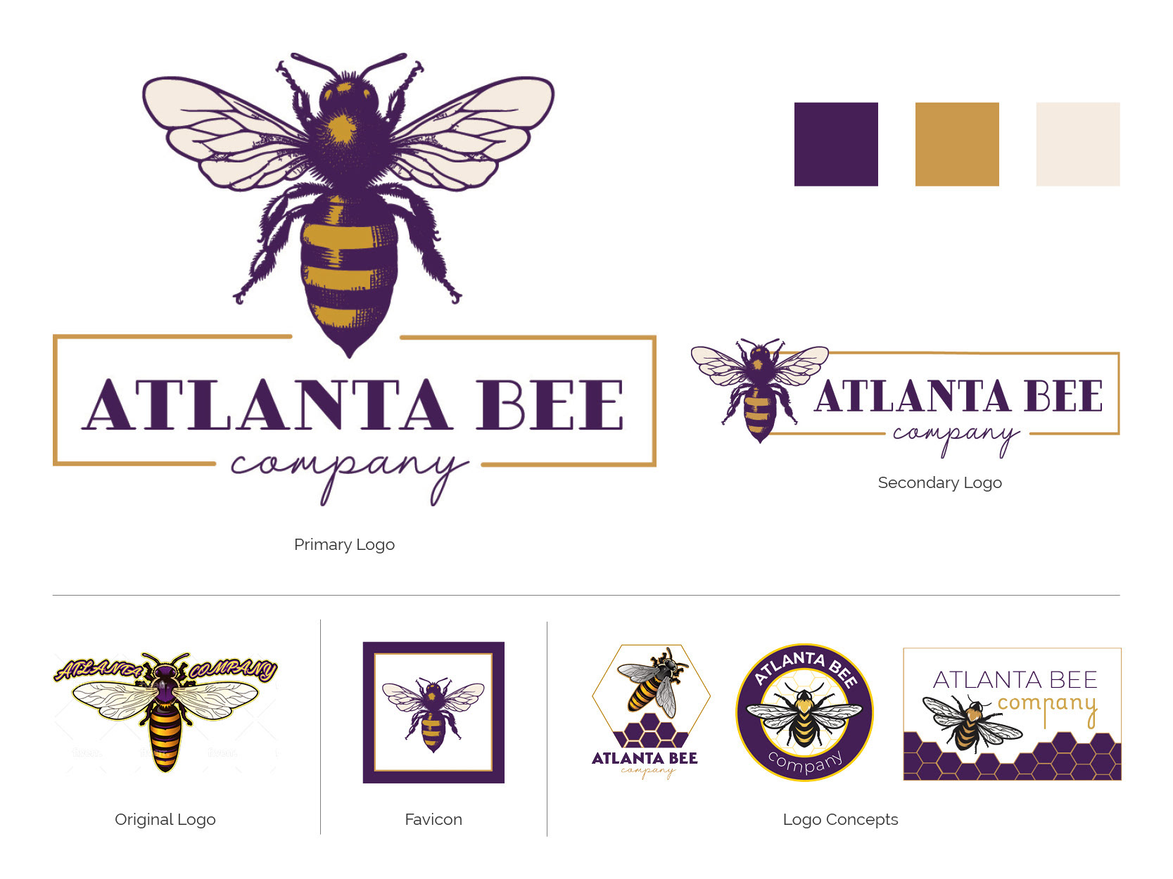 Atlanta Bee Company Rebranding  |  Designer