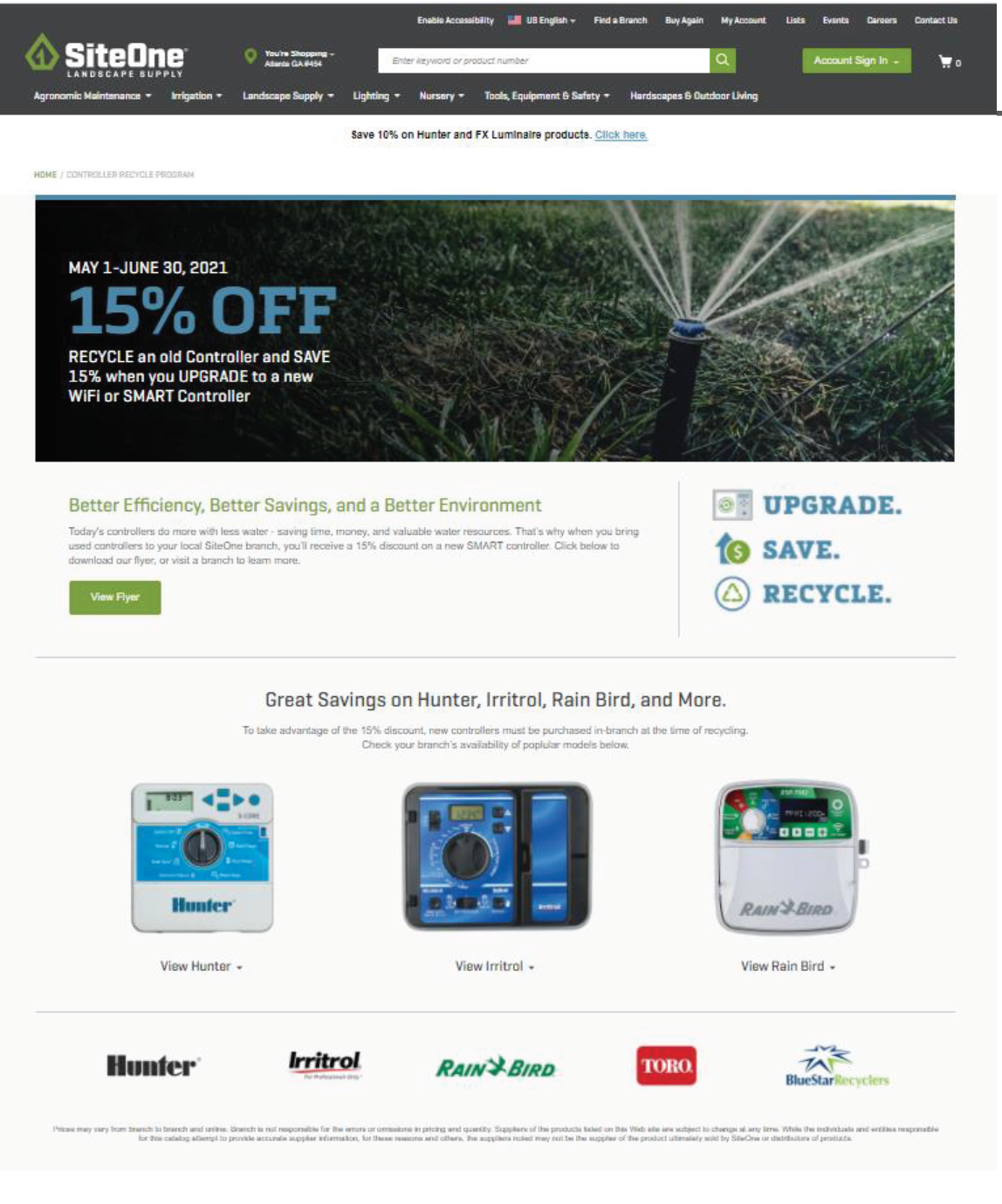 Controller Upgrade | Splash Page