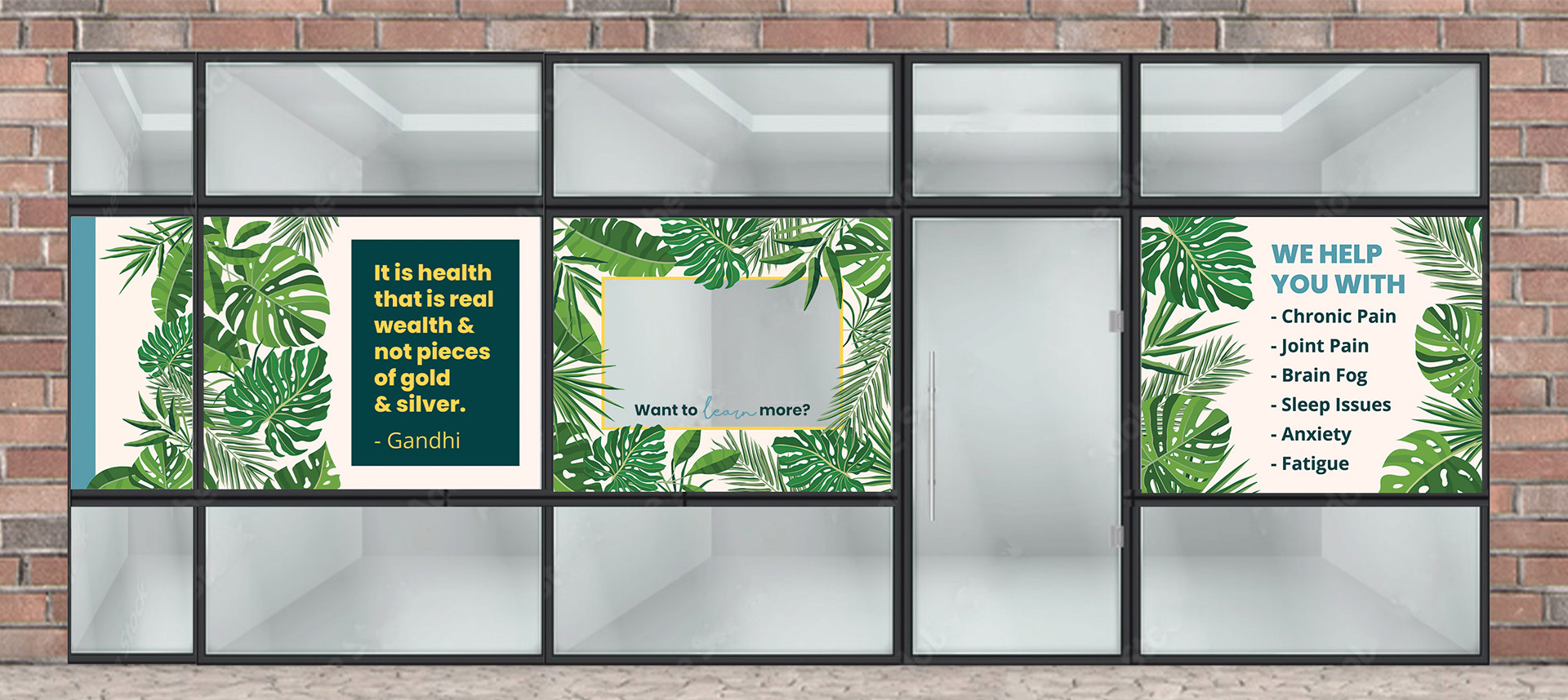 Be So Well Window Graphics