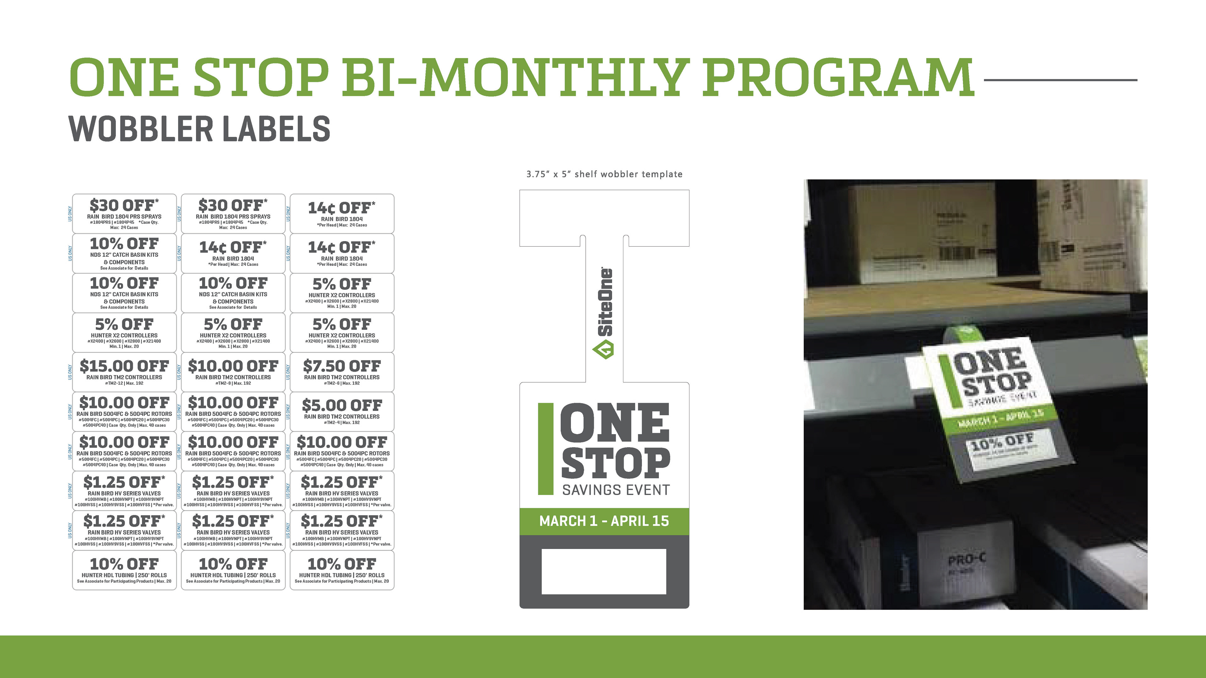 One Stop | Shelf Tags