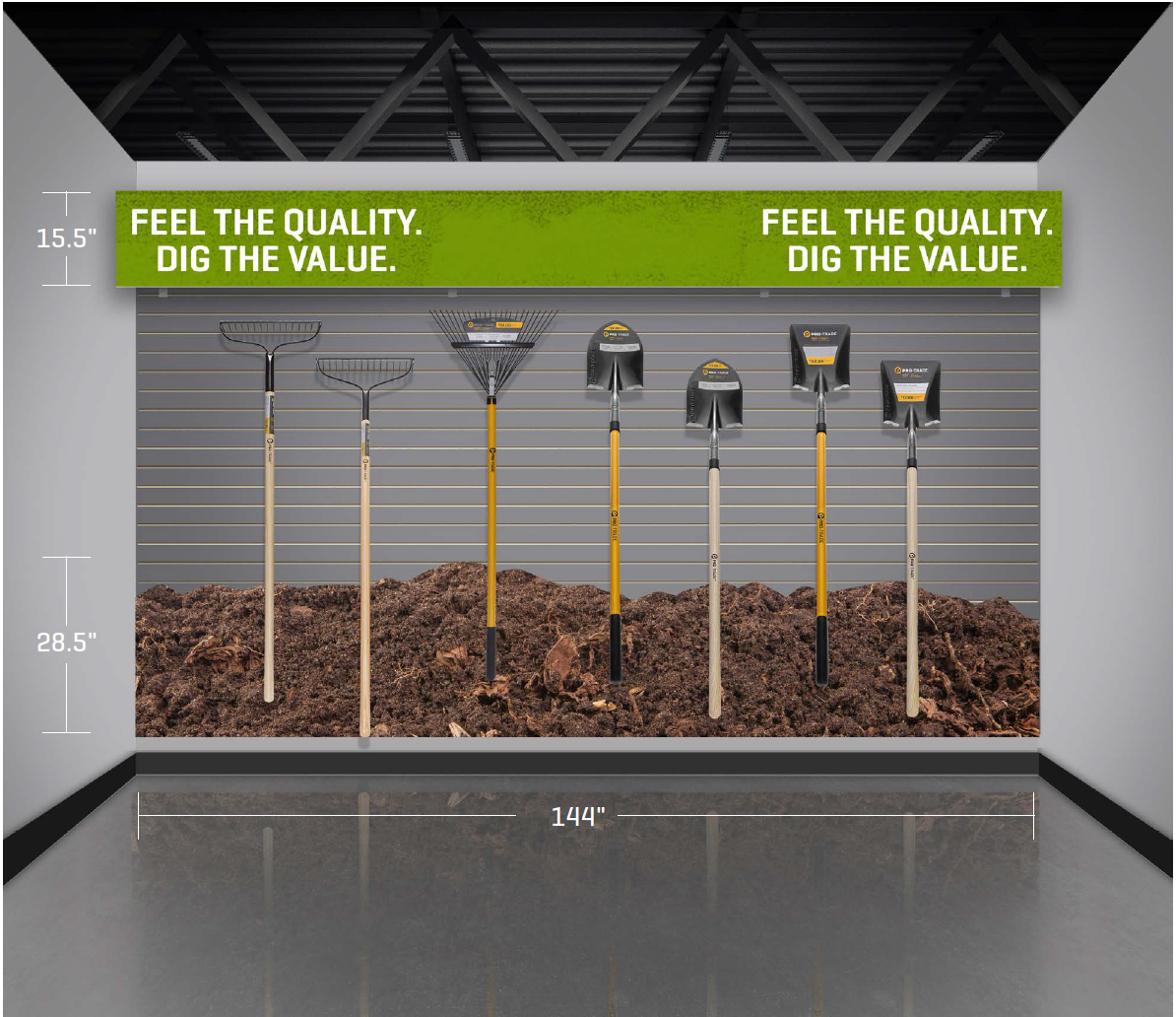 Pro-Trade Long Handle Tool Display