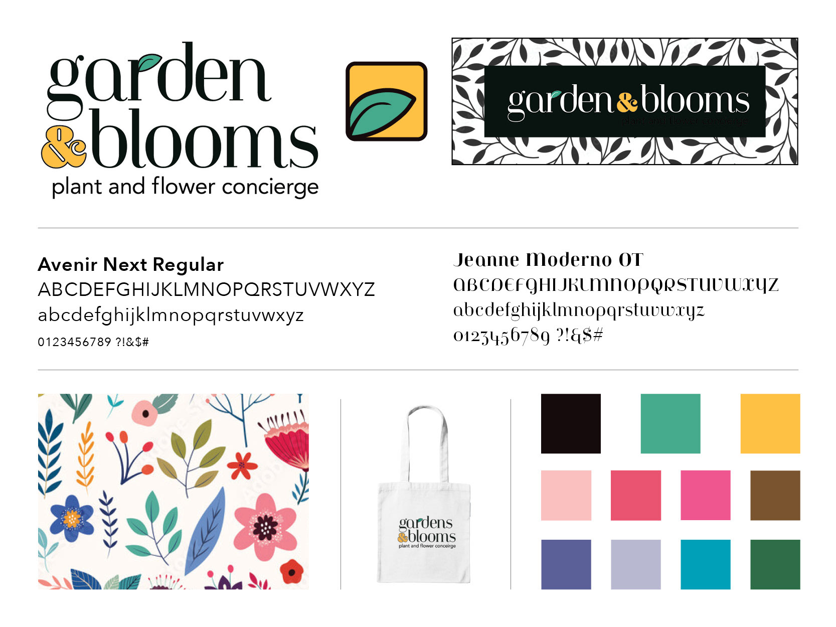 Garden & Blooms Brand Identity  |  Designer