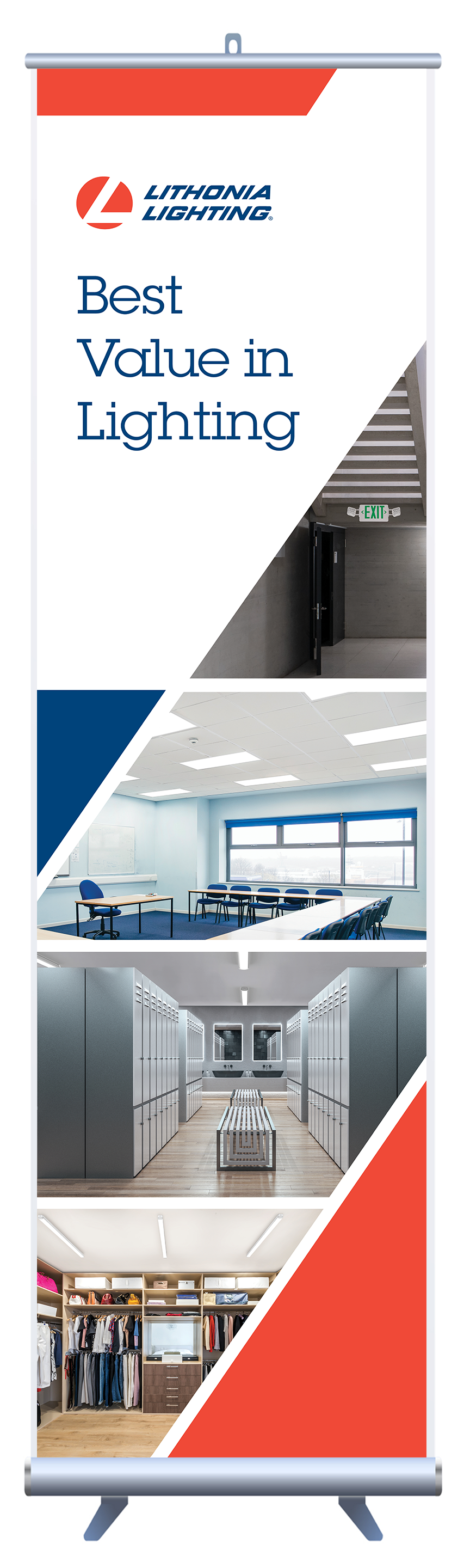 Lithonia Litghting Pull-Up Banner