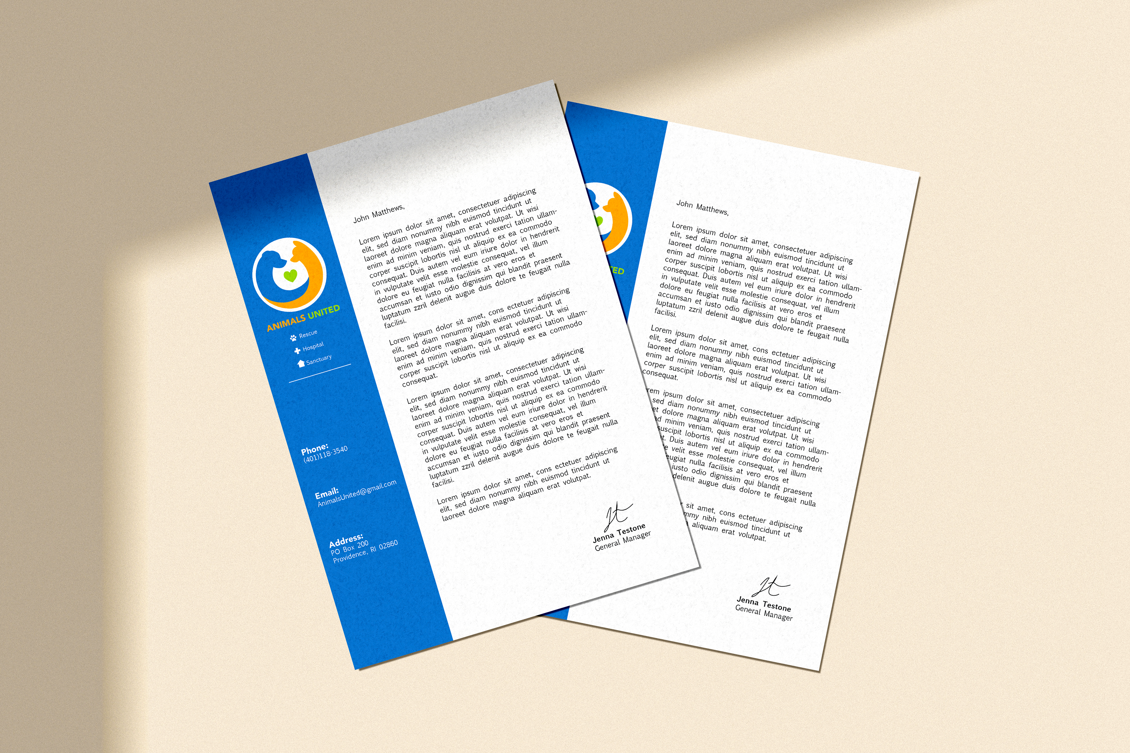 Letter design