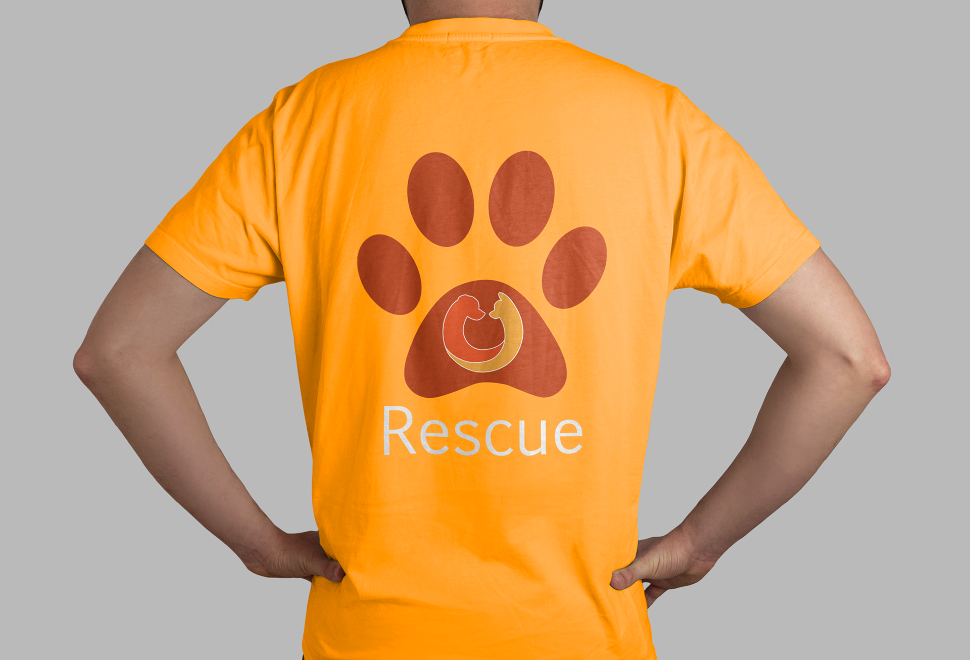Back of rescue shirt