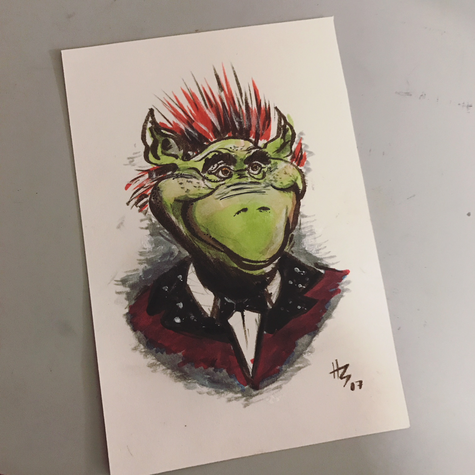 2017 - Sonny Eclipse - Marker and Gouache