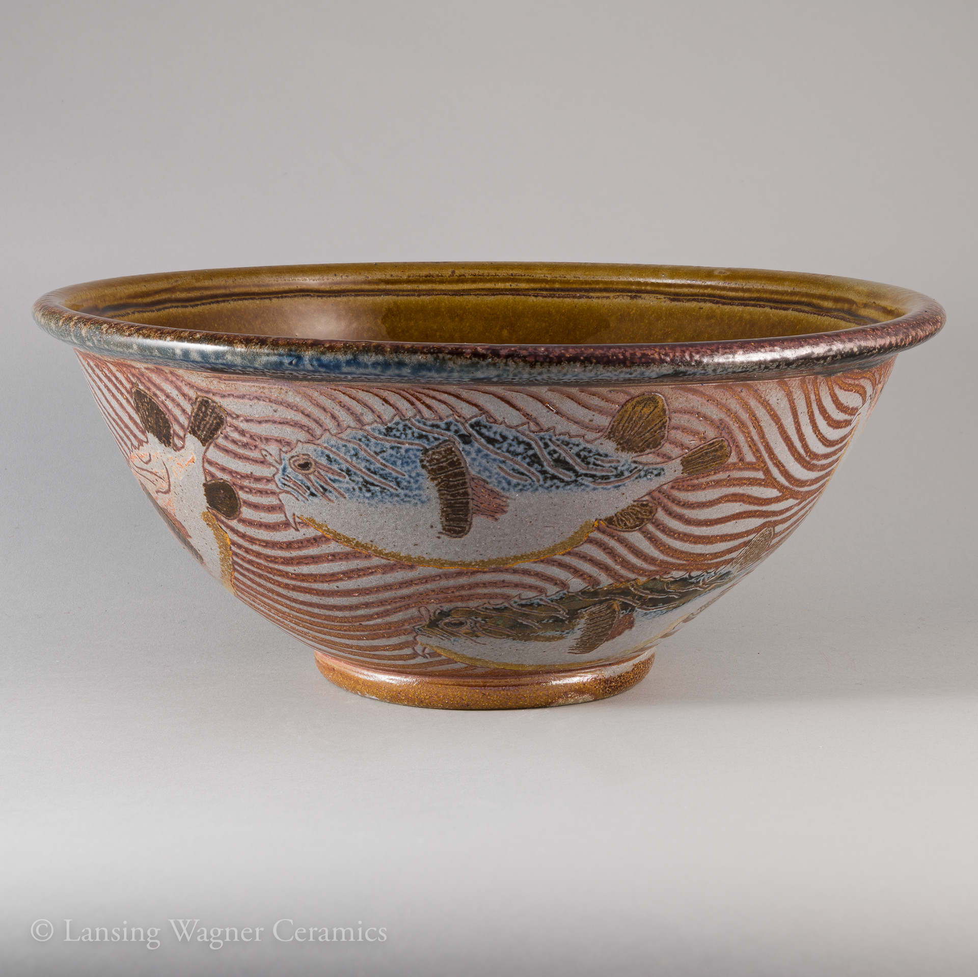 Puffer Fish Bowl 10.5" D x 4.5" H