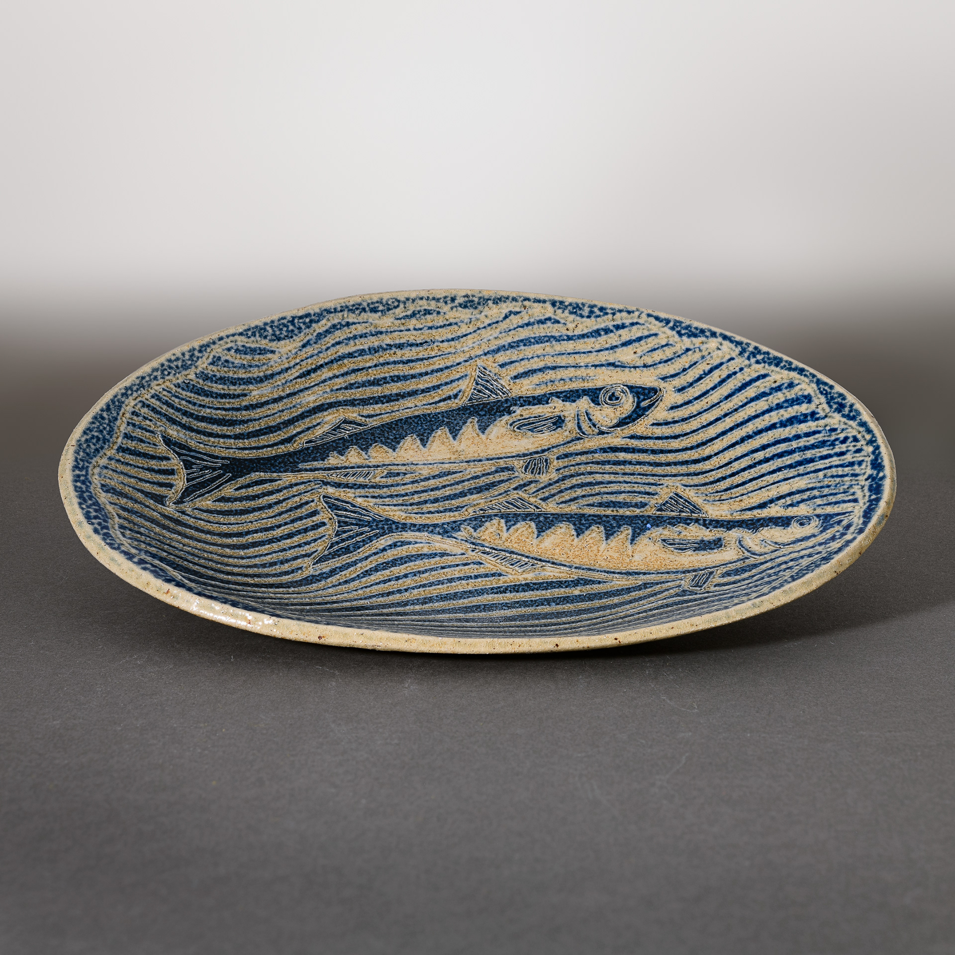 Mackerel tray 9' L x 6" W. I have many with different designs.