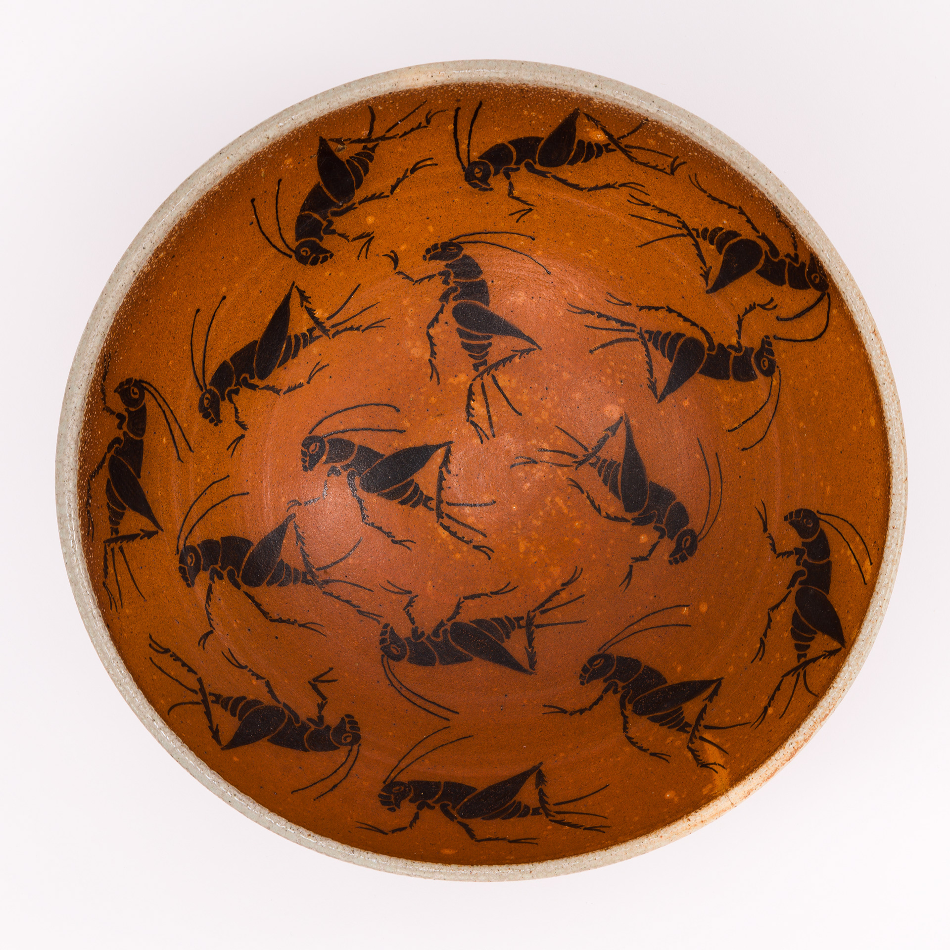 Cricket Bowl, Soda fired Stoneware