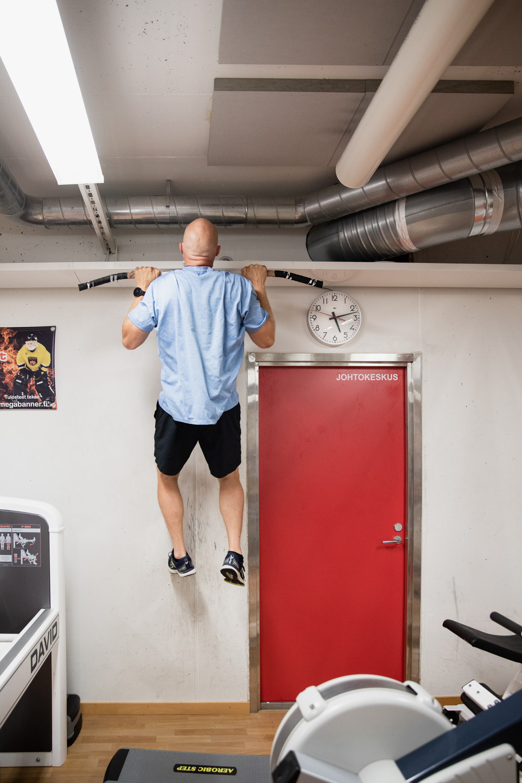 Joensuun palolaitos - Kuntoilu kuuluu työpäivään.