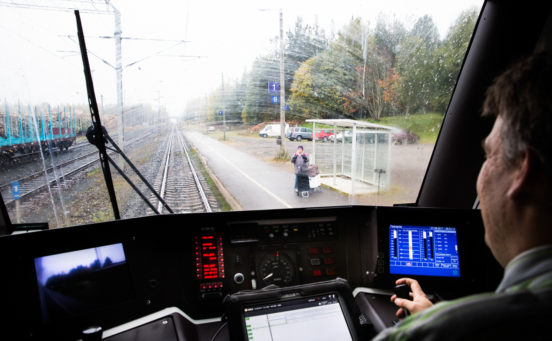 VR, Joensuu-Imatra, junan kuljettaja Lauri Aalto