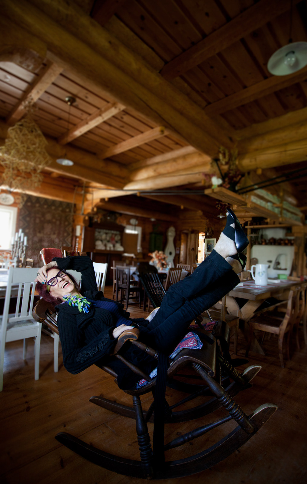 Aira Samulin kotonaan