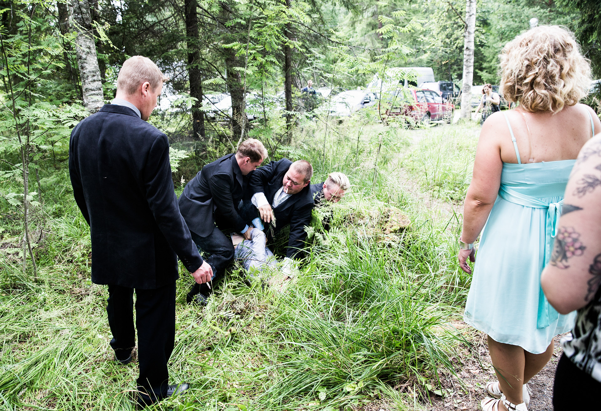 Kesähäät, Pohjois-Karjalaisen nuoren parin juhlat.