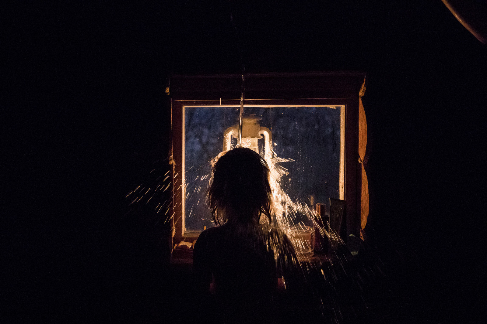 Pesulla pihasaunassa