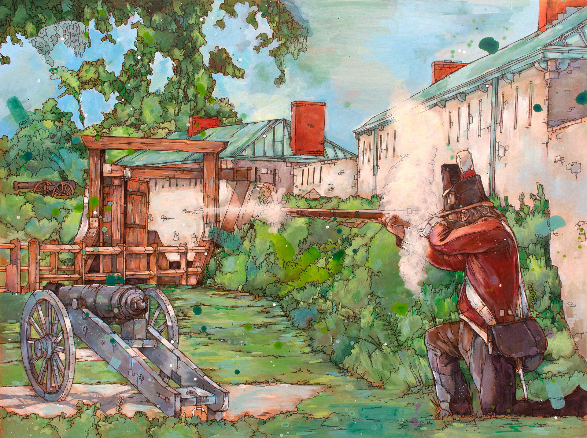 "Fort Erie", 30" x 40"