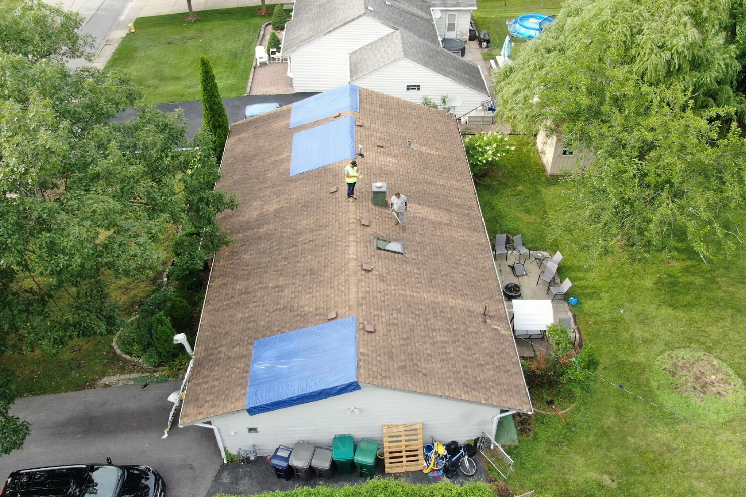 Wind Damage Claim -Tarp Installation