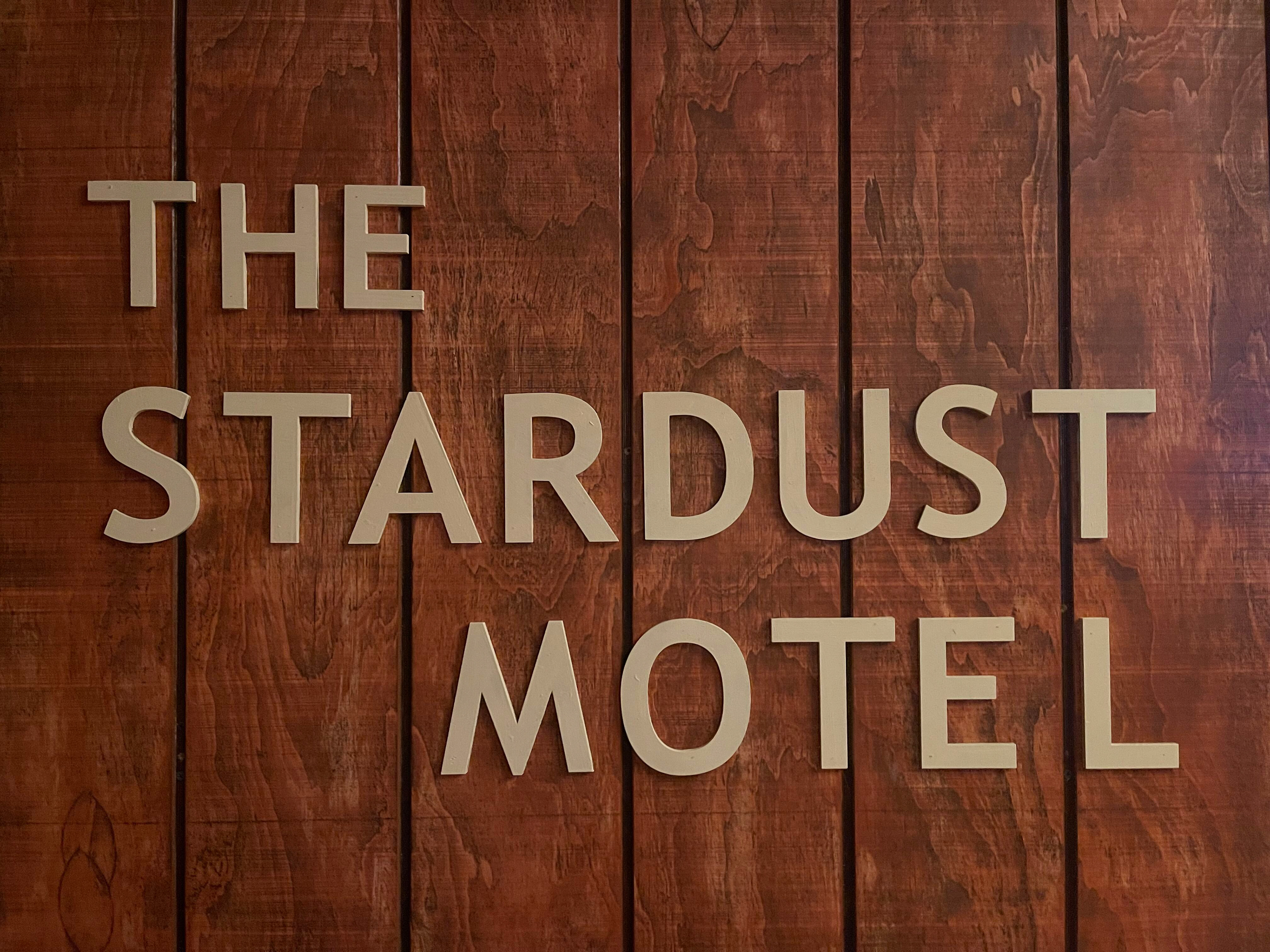 Custom Stardust Motel Sign (laser cut)