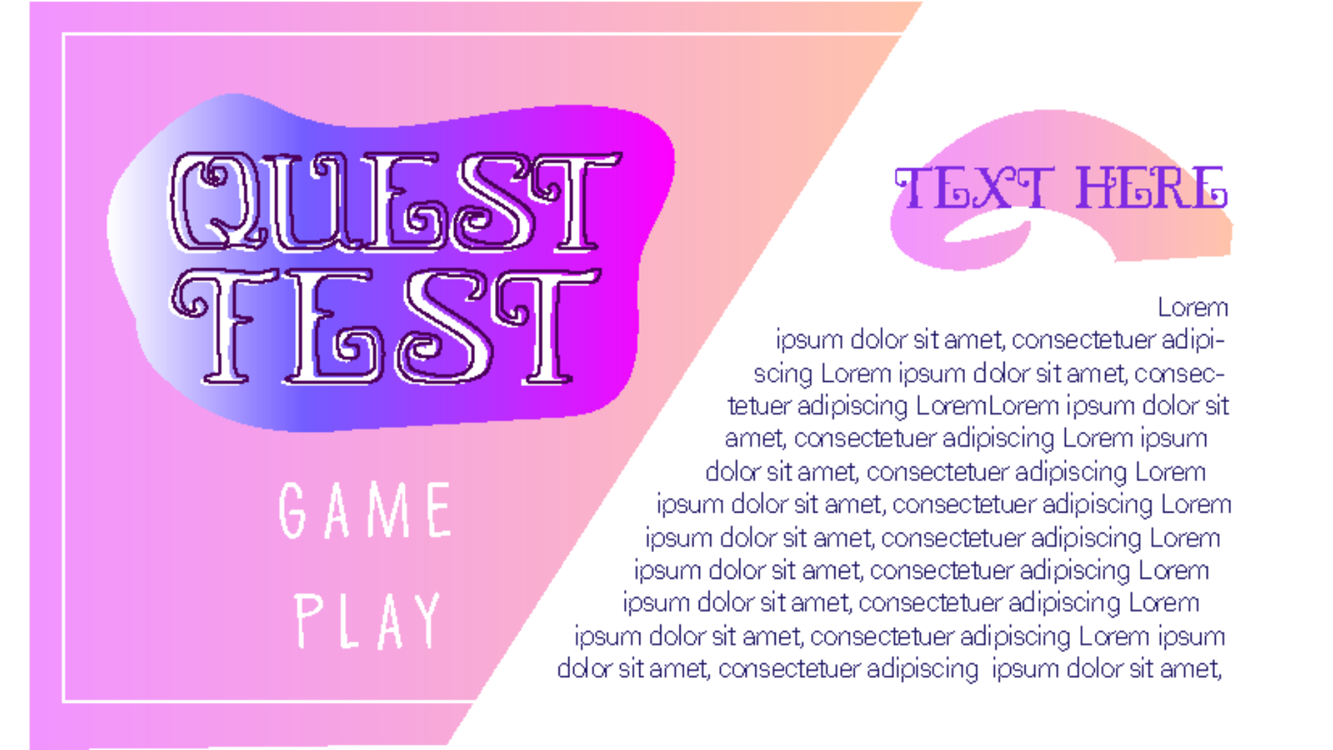 Gameplay Menu Mock-Up