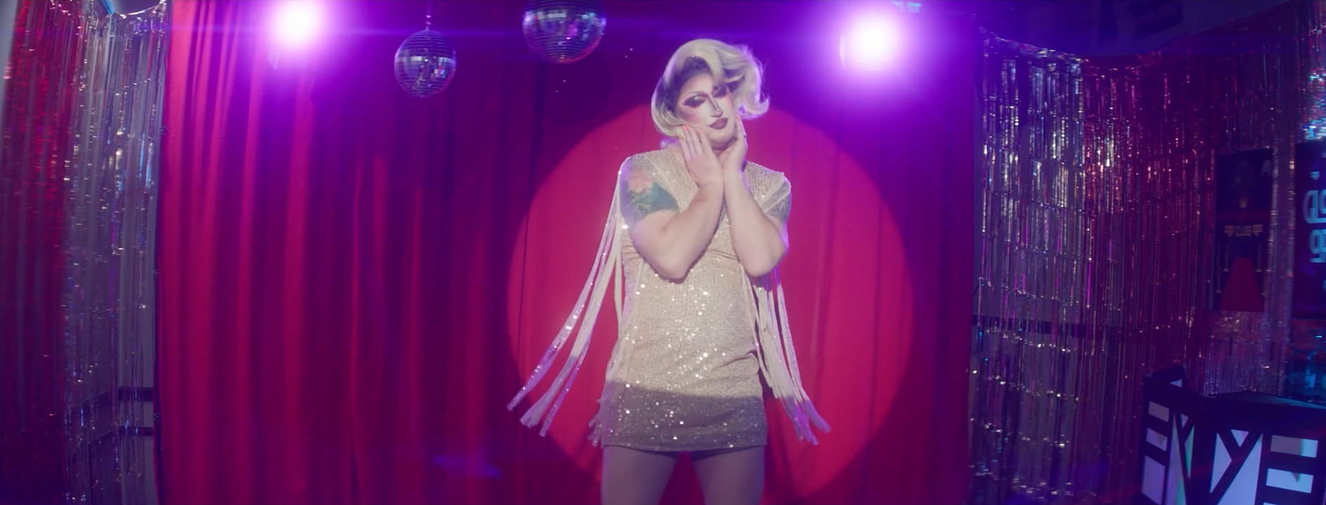 Disco Balls, Costuming, and Custom Backdrop
