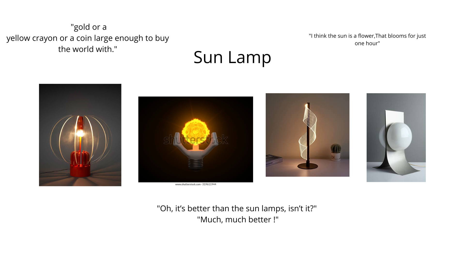 Sun Lamp References