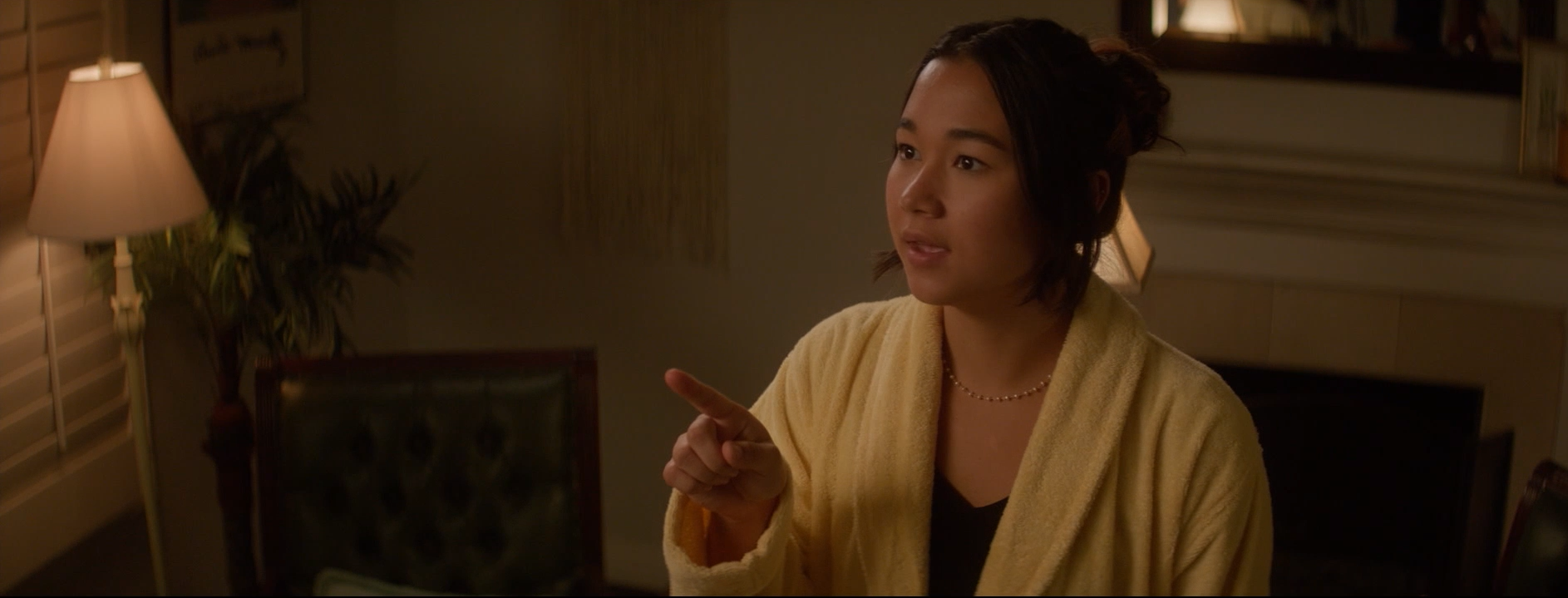 Stephanie awaits to confront her husband at night