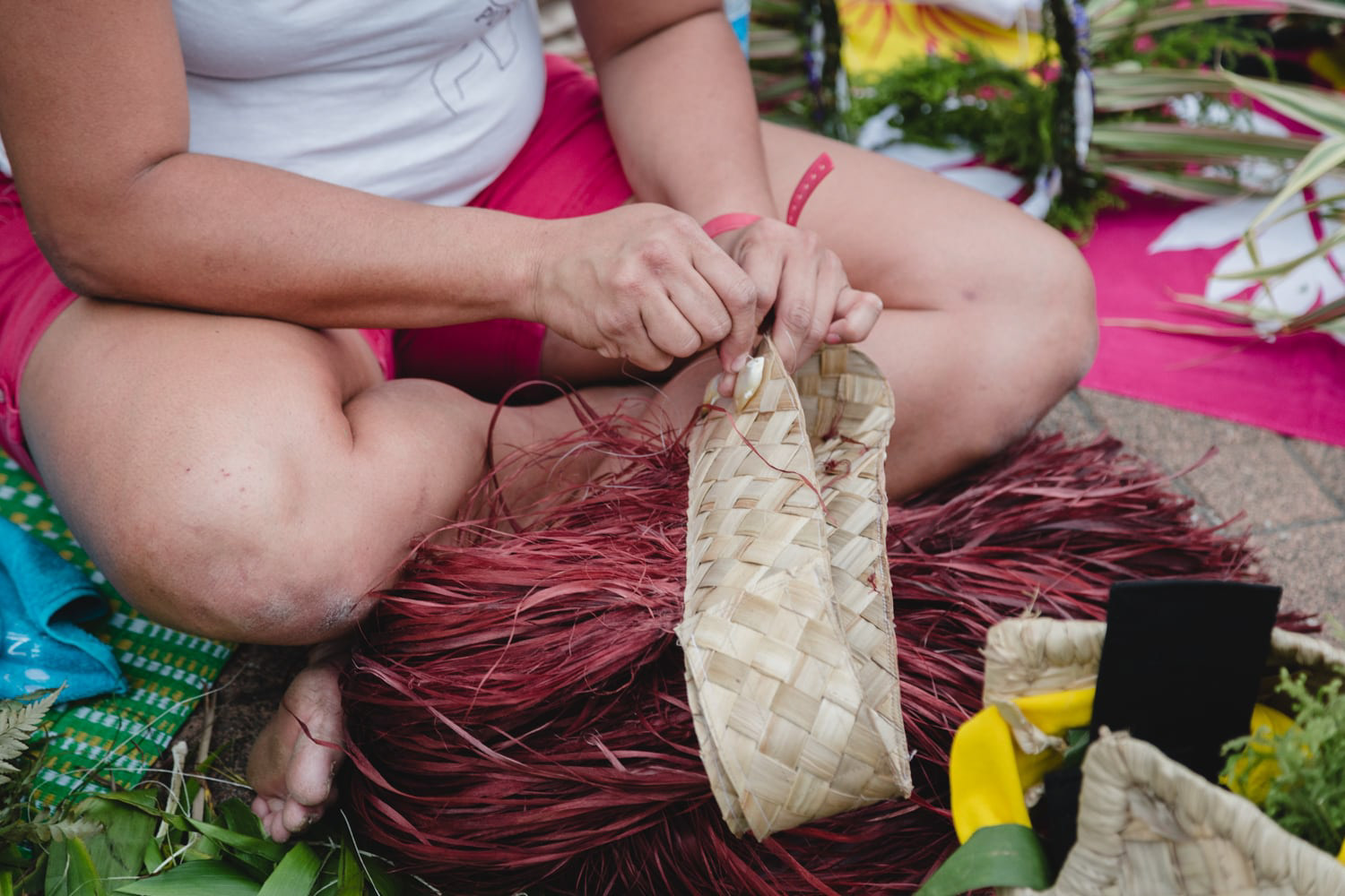 Heiva i Tahiti 2019 - Backstage of the O Punaauia group