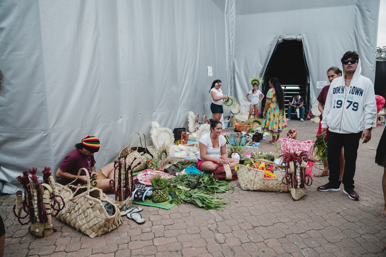 Heiva i Tahiti 2019 - Backstage of the O Punaauia group