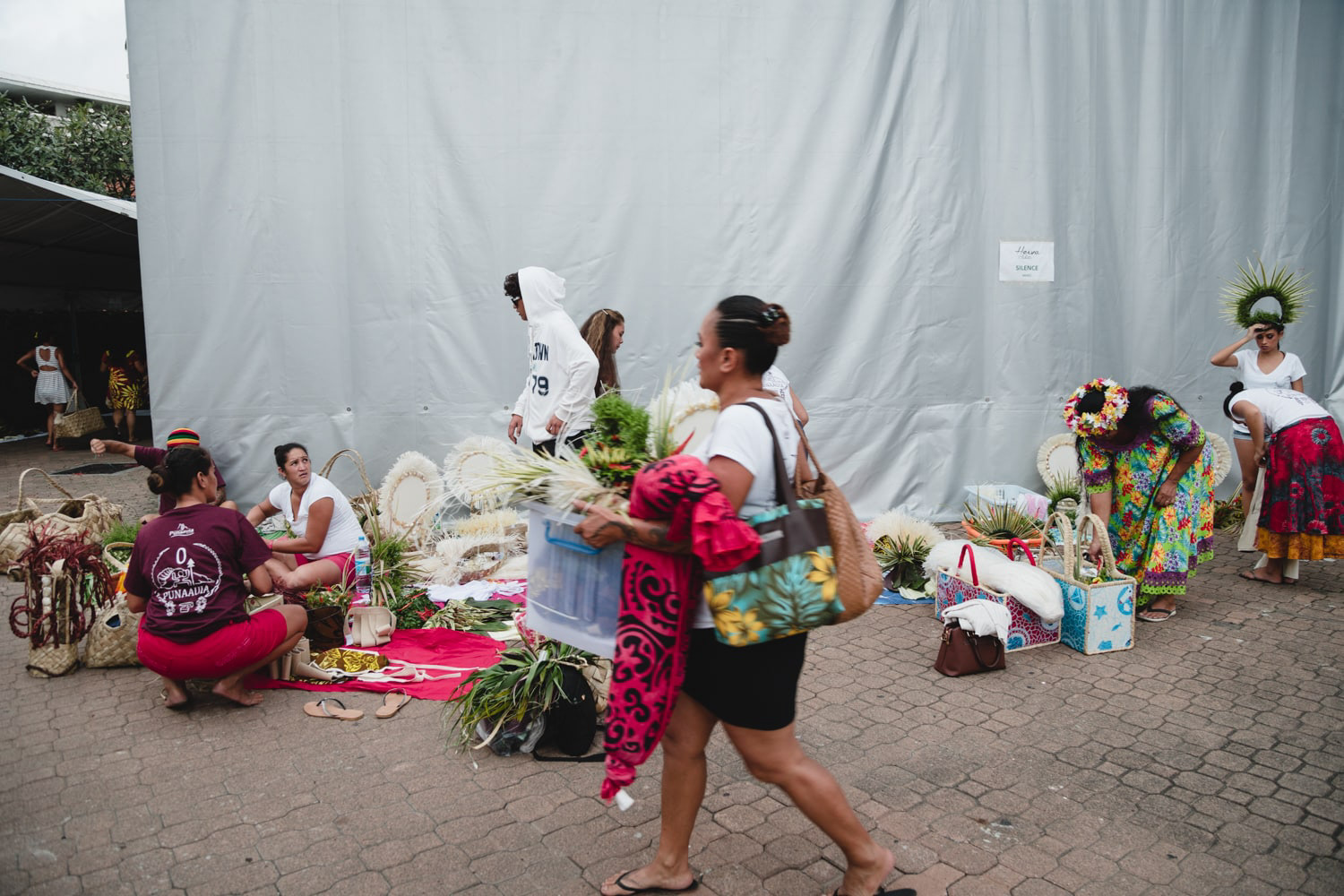 Heiva i Tahiti 2019 - Backstage of the O Punaauia group