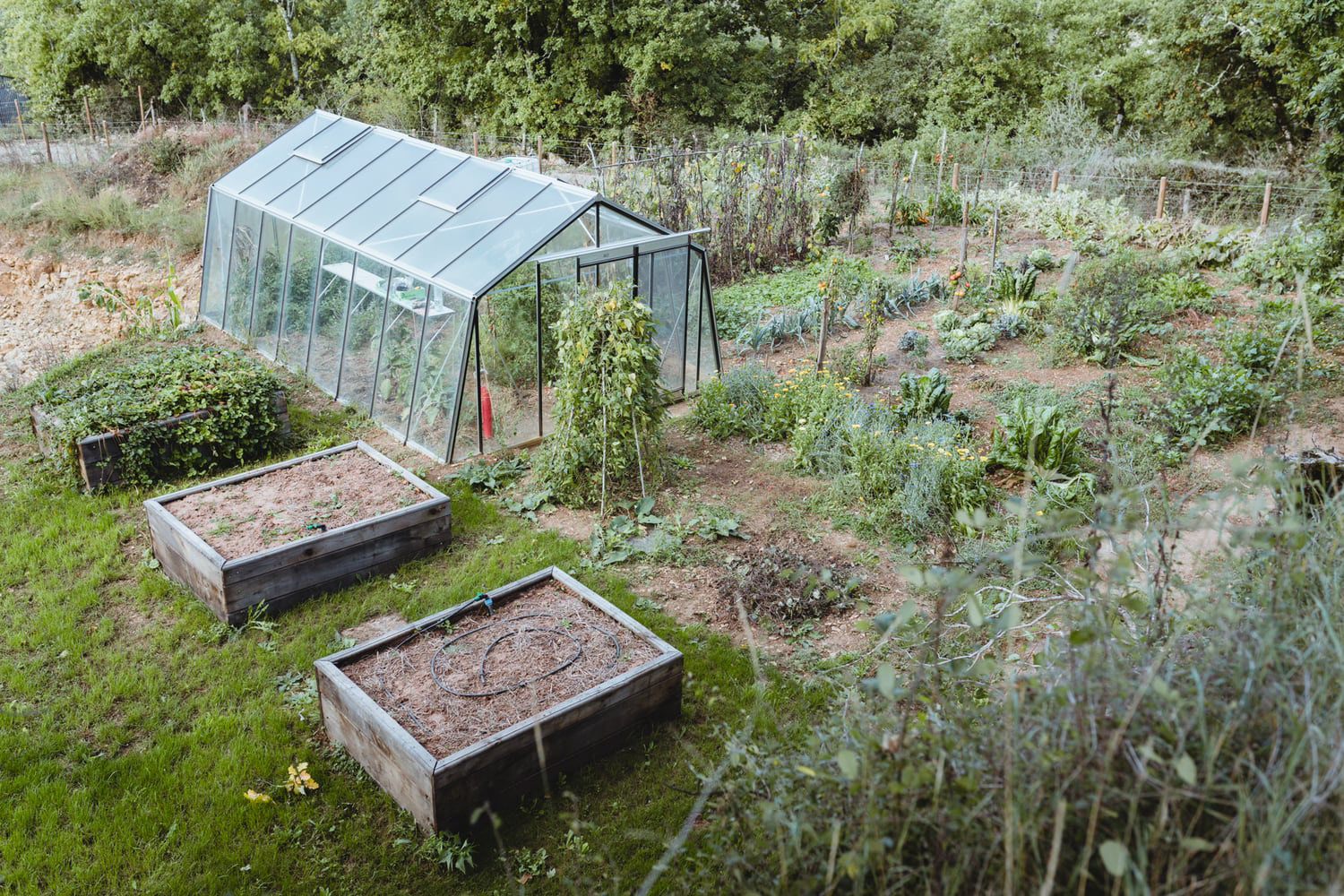 Potager des Villas de Labro, Aveyron