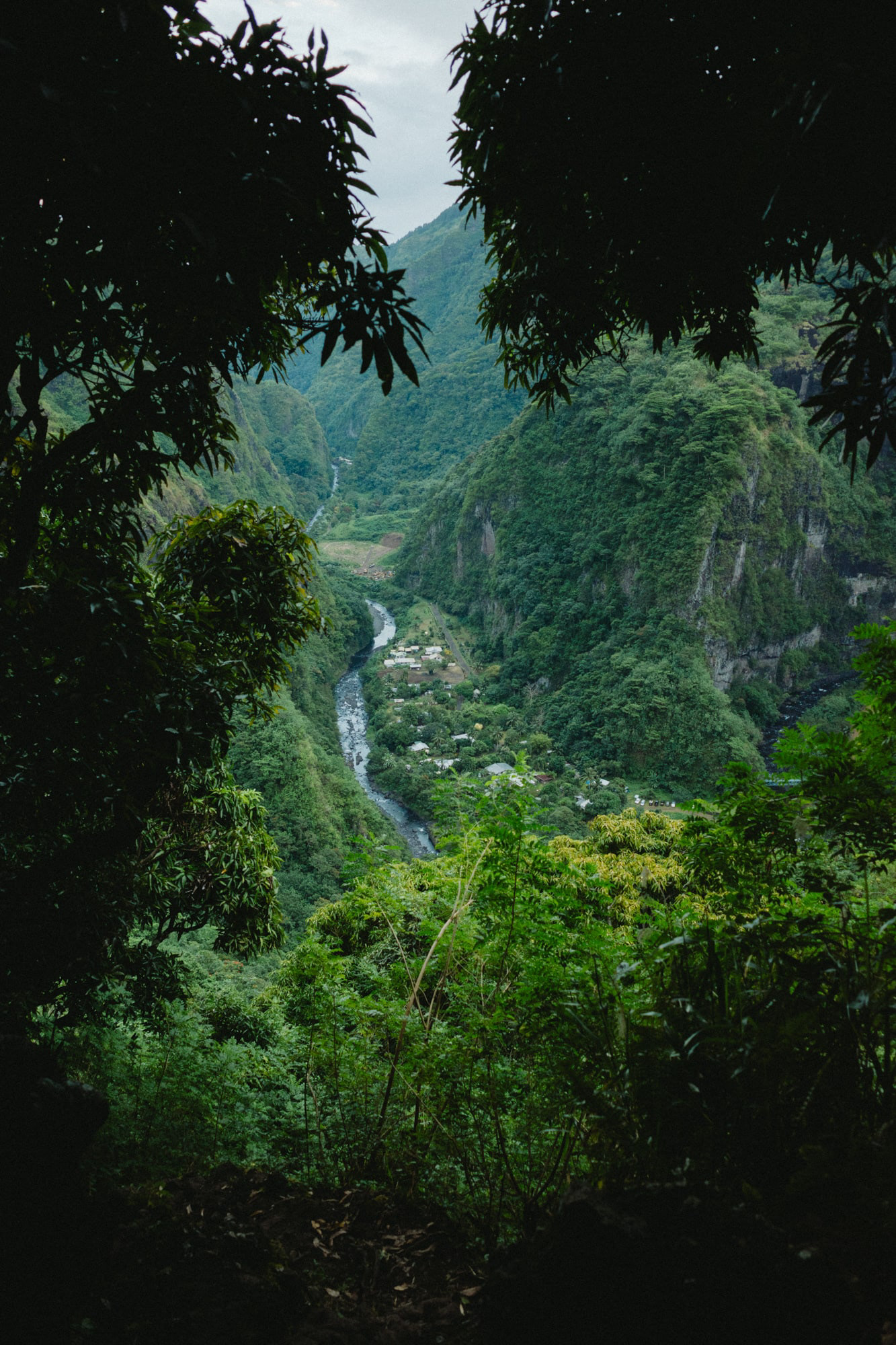 Vallée de Punaru'u. Puna'auia, Tahiti.
