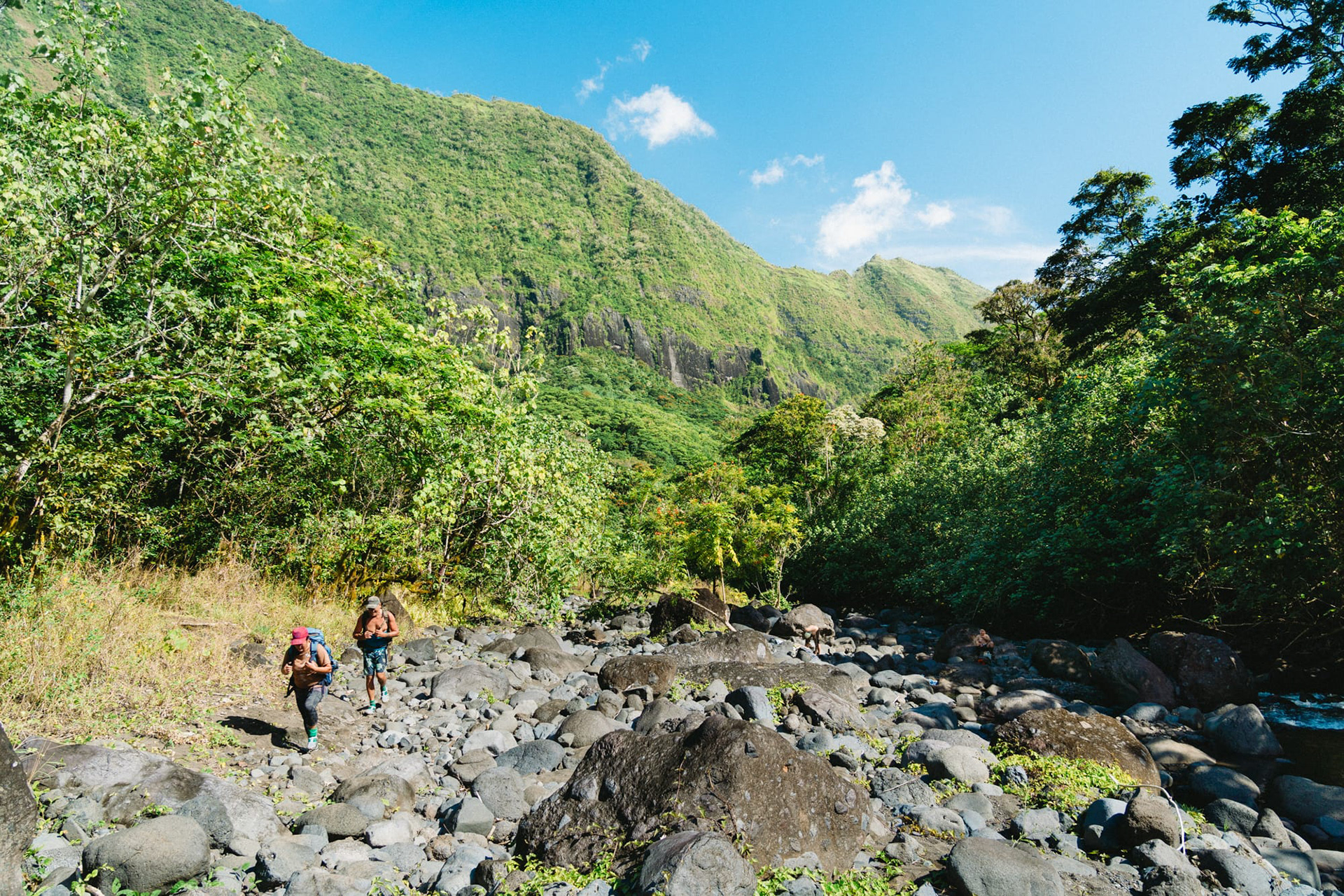 Vallée de Punaru'u. Puna'auia, Tahiti