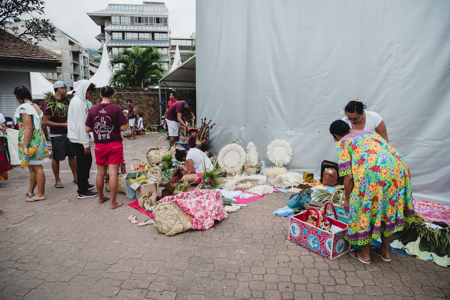Heiva i Tahiti 2019 - Backstage of the O Punaauia group