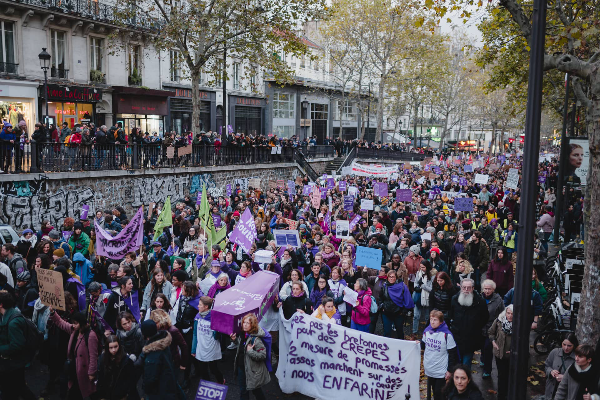 Manifestation contre les violences sexistes et sexuelles. Paris, 23 novembre 2019