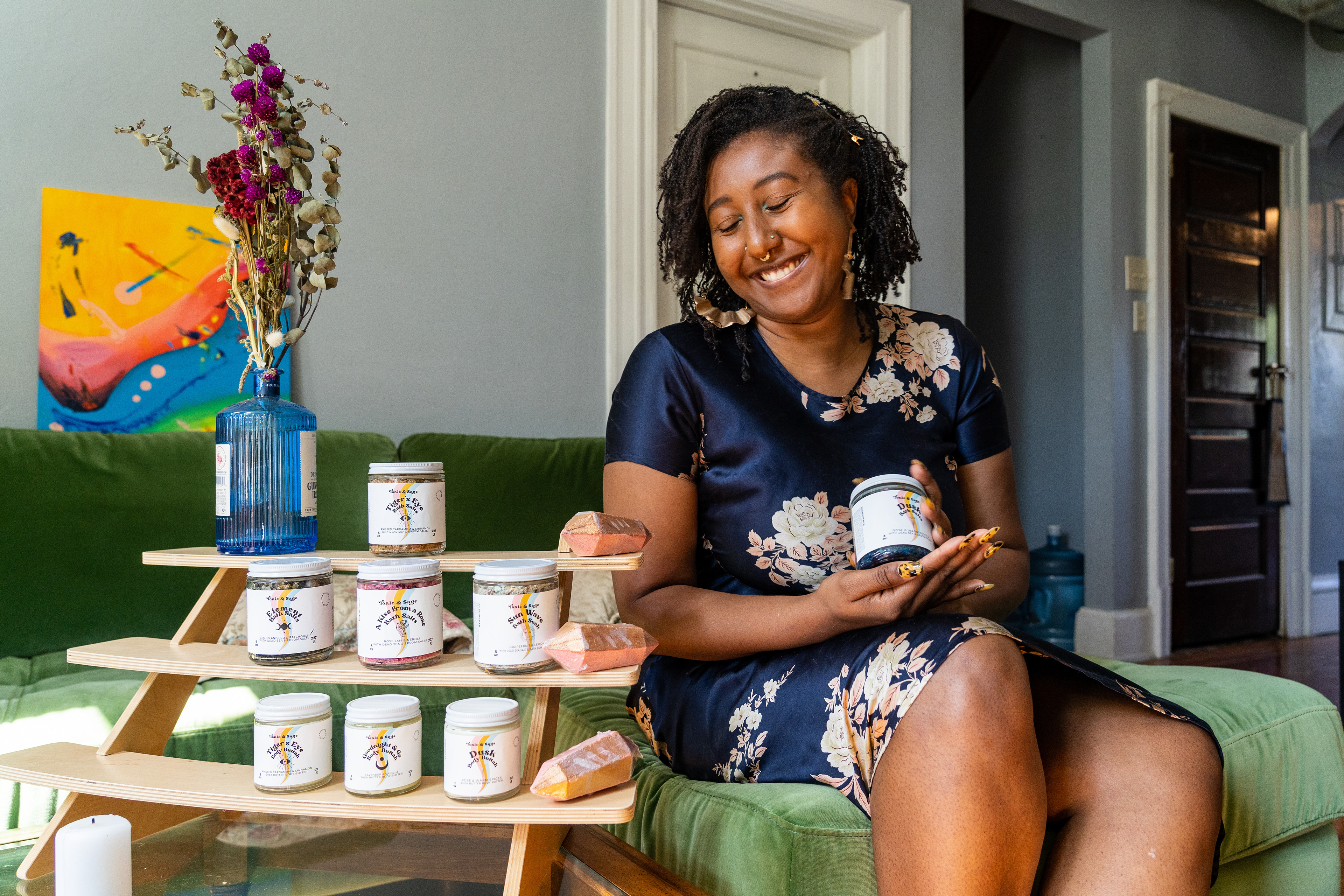Miko DiHoniesto of Tonic and Sage - 2021 - https://www.pghcitypaper.com/pittsburgh/black-led-community-spotlight-tonic-and-sage/Content?oid=20236790