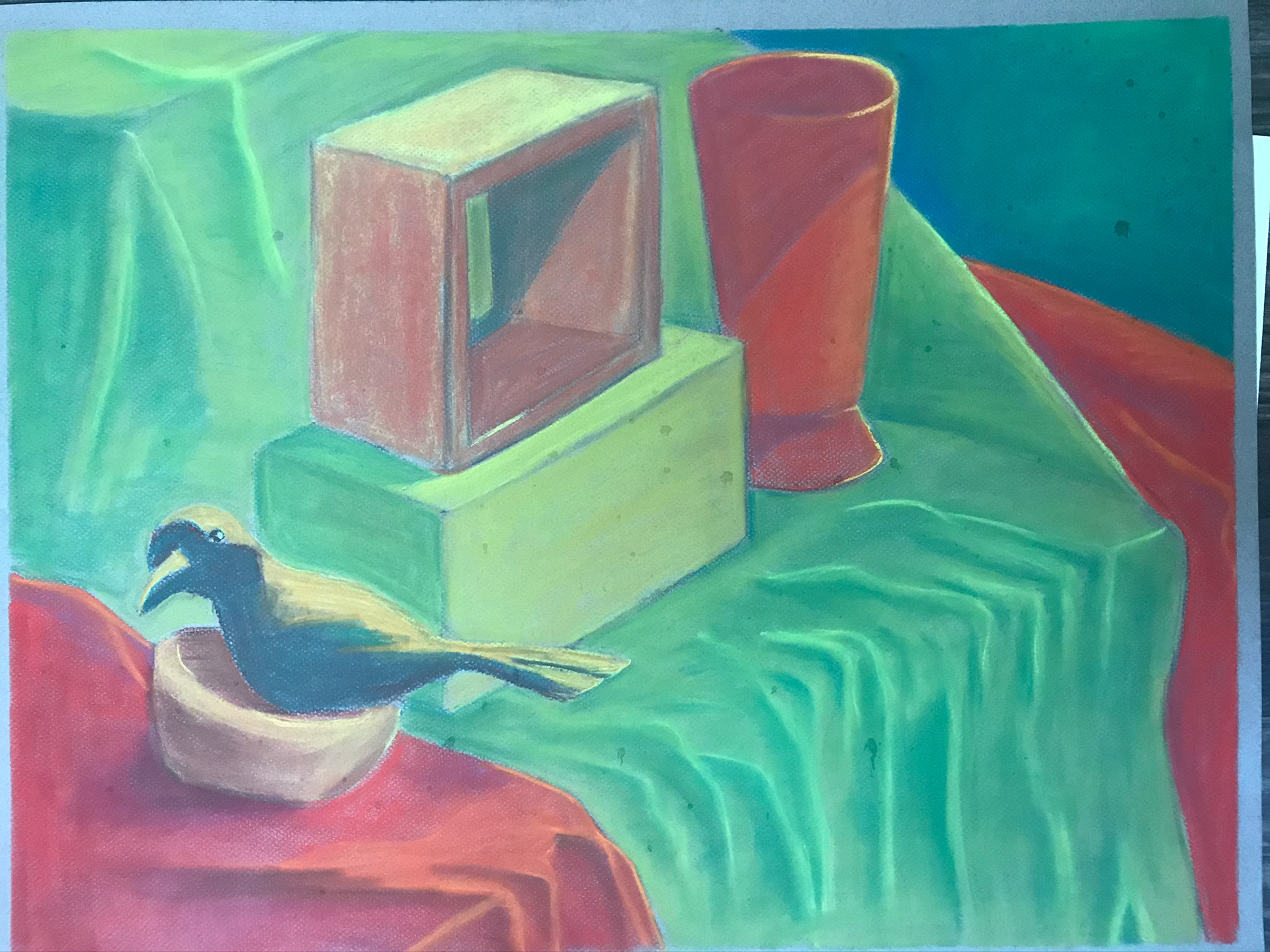 Pastel value study