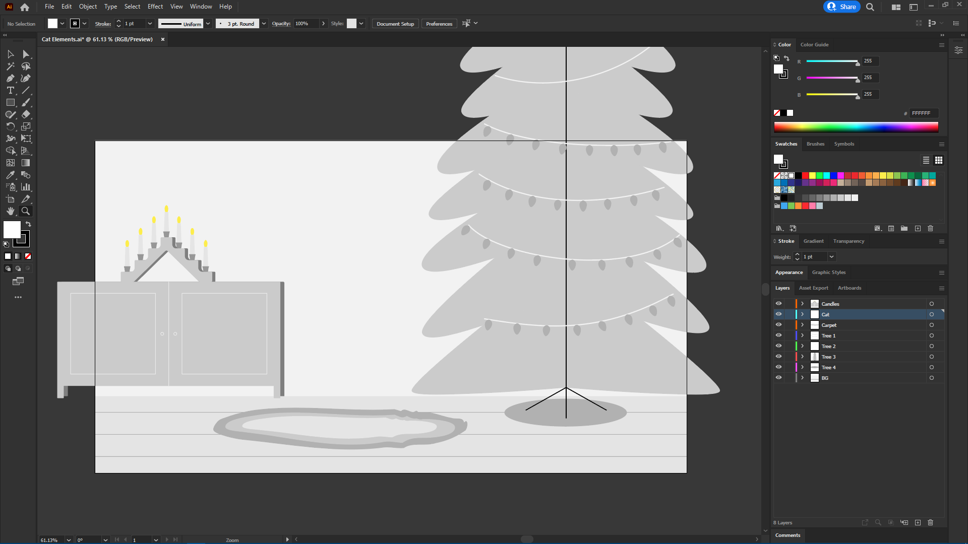 Vector assets illustration (Adobe Illustrator)