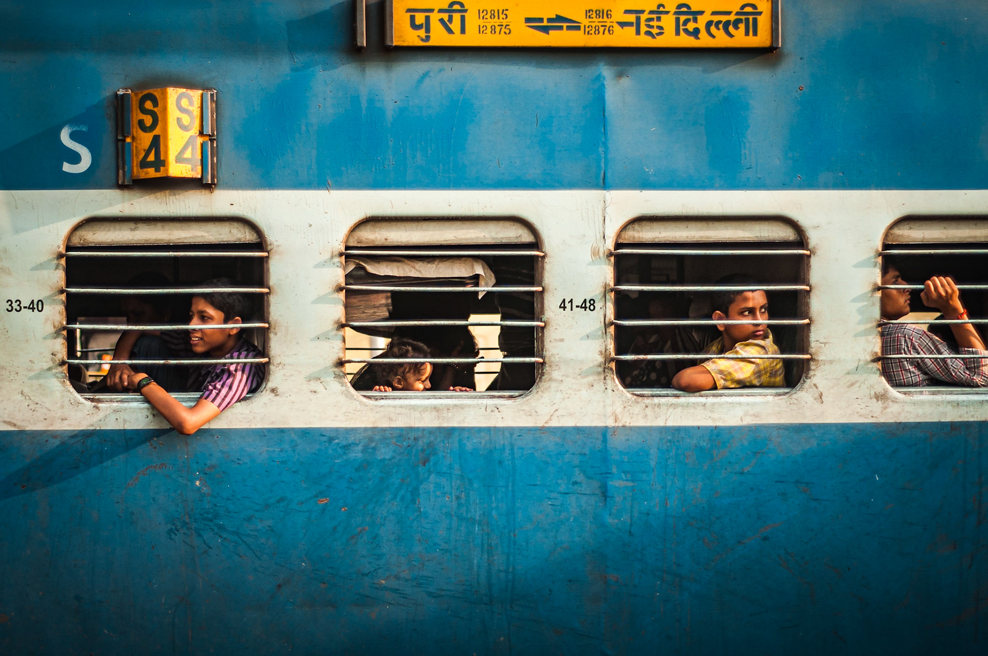 This is the train station at Varanasi, India. With over 10 platforms, even more trains and very few signs in English this was a rather close call catching our train. With over 16 hours ahead of us, every stop at a station became a photo opportunity and chance to stretch the legs.
